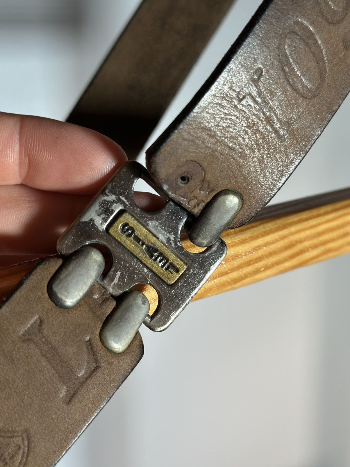Levi's levis trademark 501 vintage belt🔥🔥 Size 36 - 6 Thumbnail