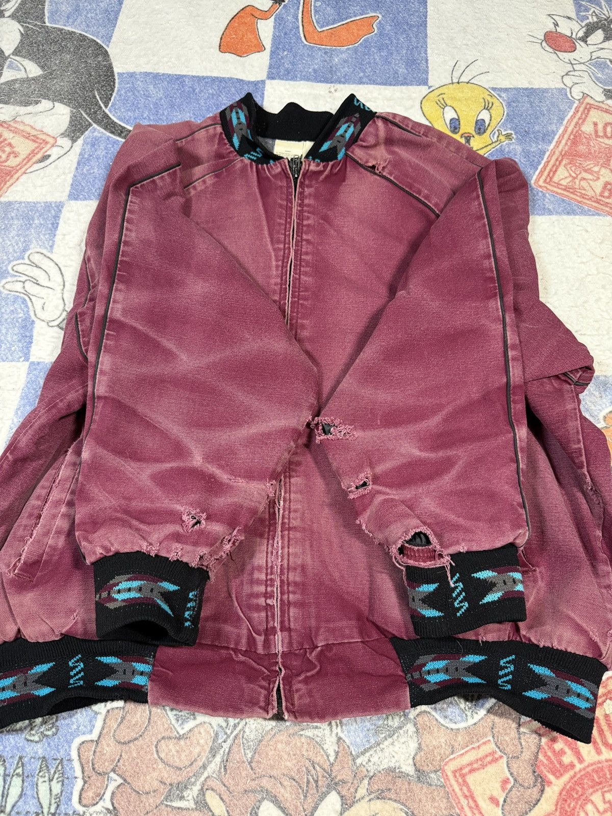 Vintage Vintage santa fe aztec work jacket Size US L / EU 52-54 / 3 - 3 Thumbnail