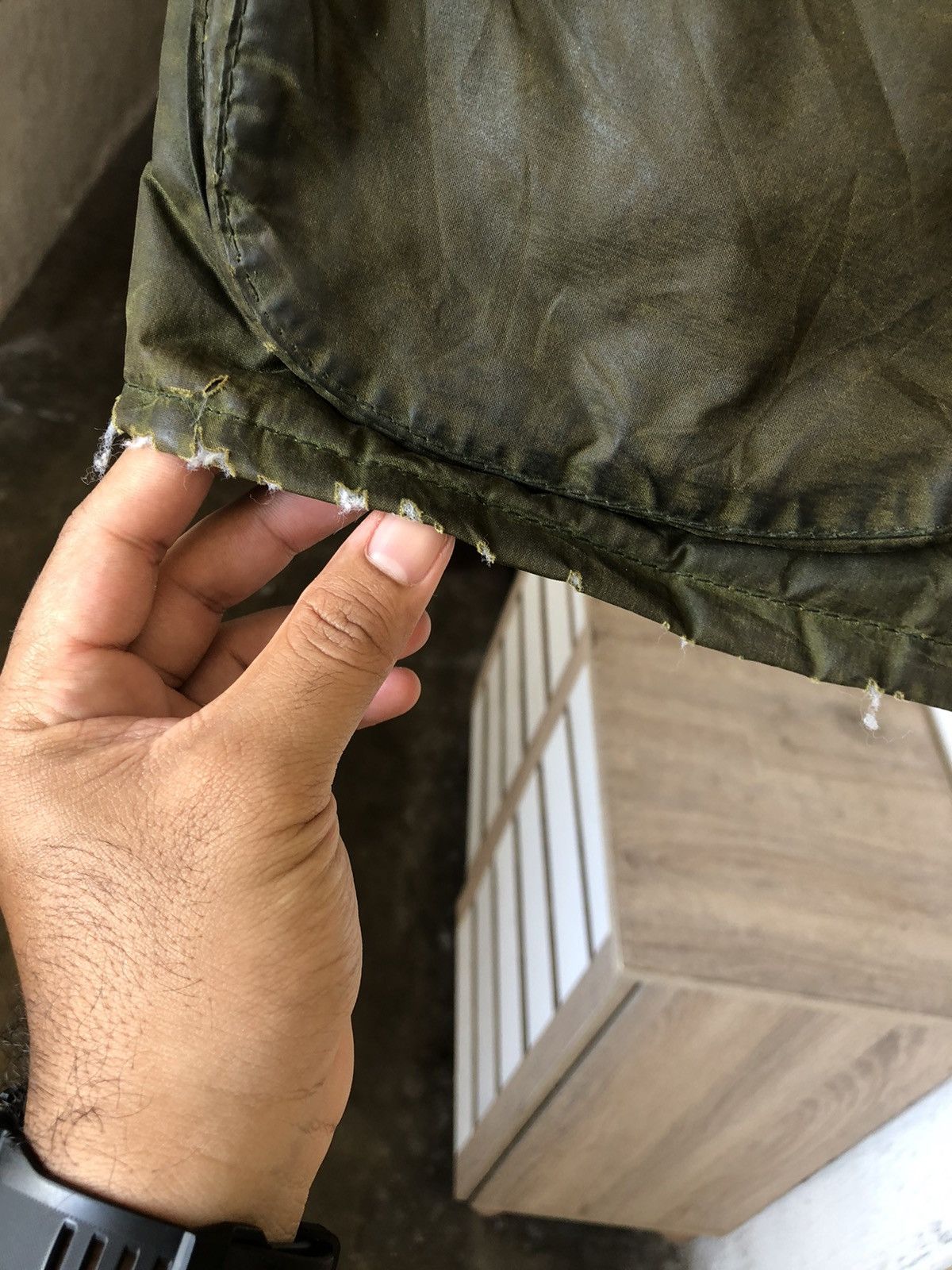 Barbour Nice❗️Vintage Barbour Distressed Wax Vest Jacket Size US S / EU 44-46 / 1 - 17 Thumbnail