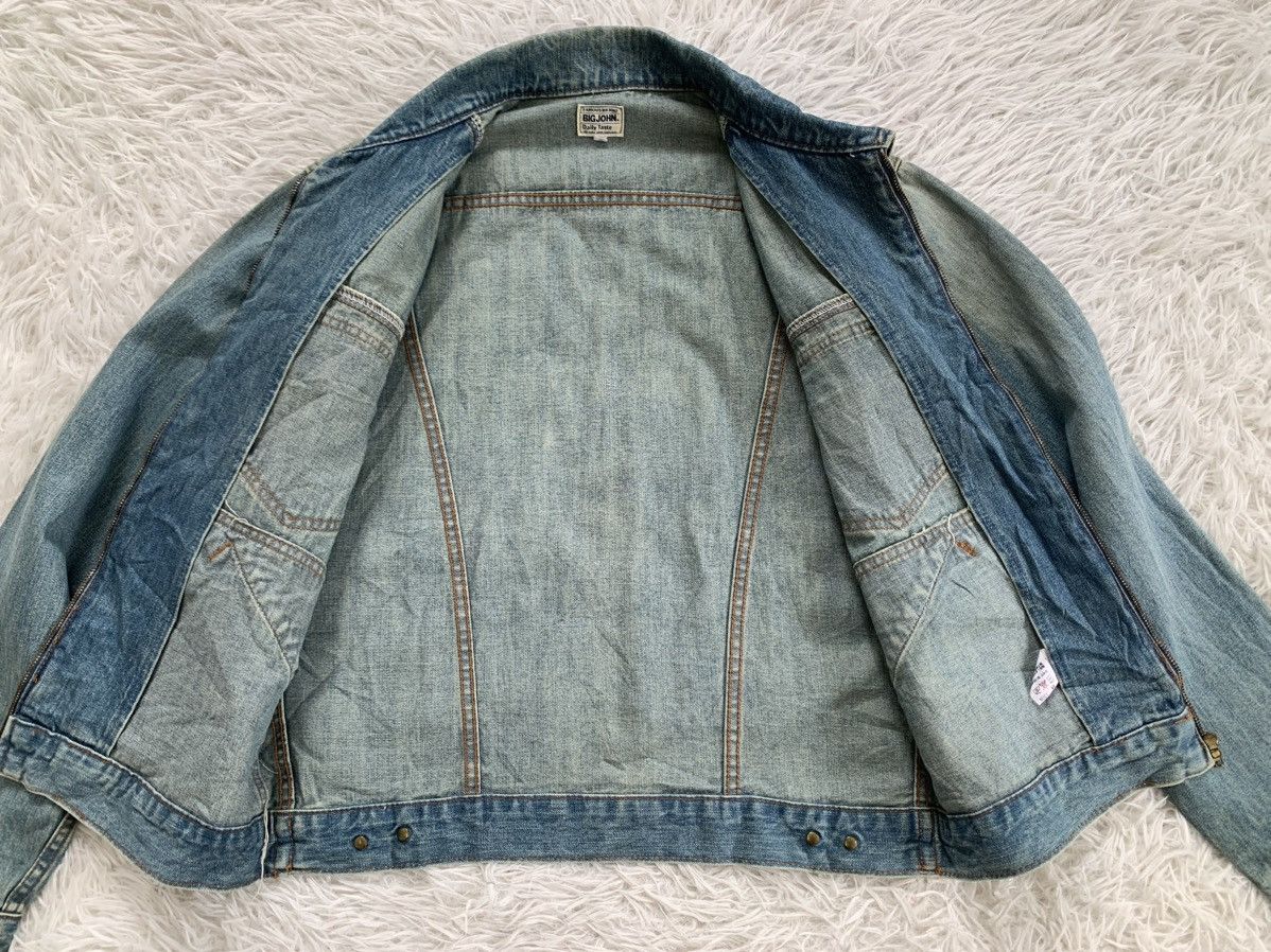 Big John Vtg Big John Denim Zipper Jacket Size US L / EU 52-54 / 3 - 12 Thumbnail
