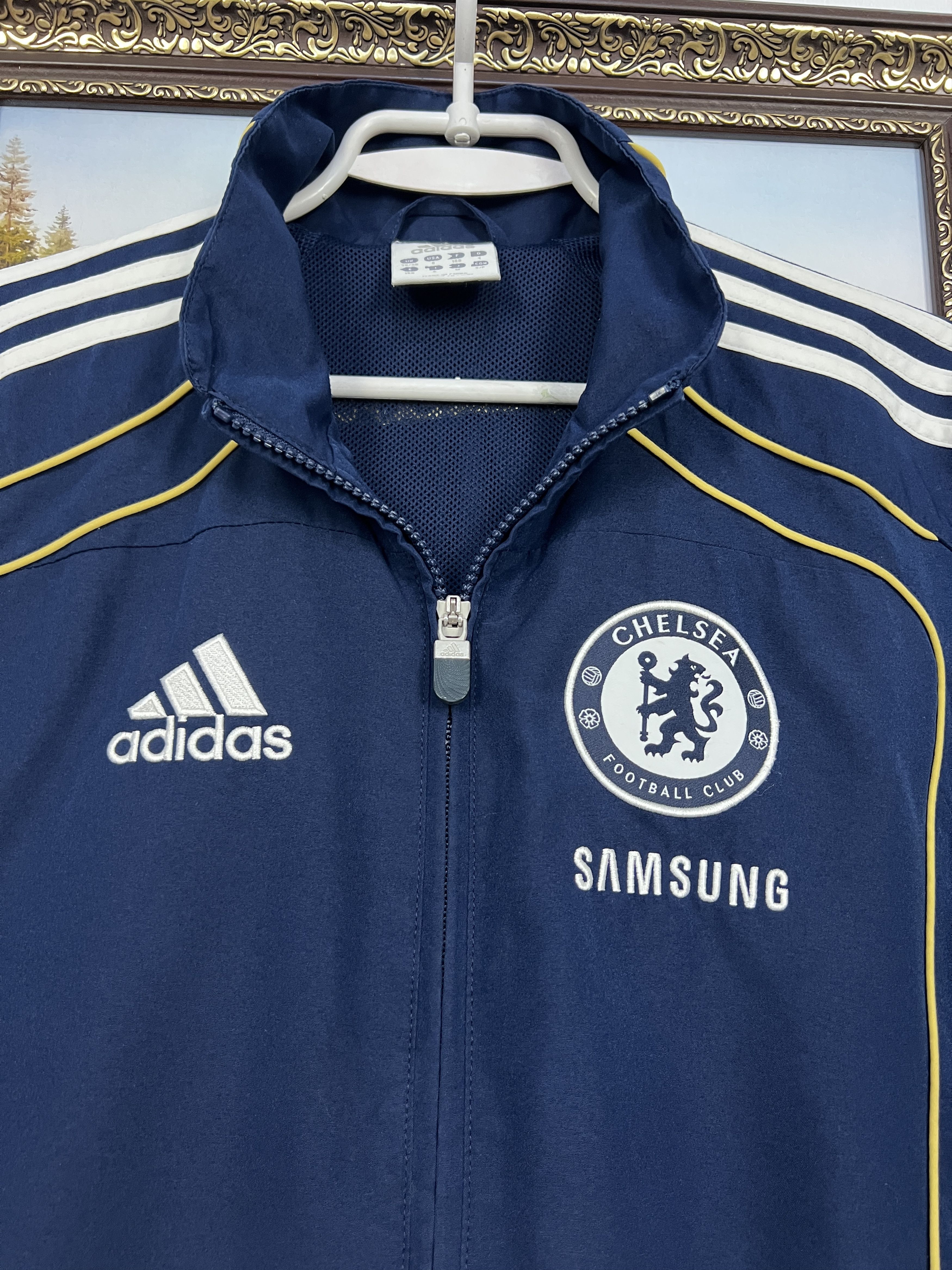 Adidas Vintage Adidas Chelsea Football Blue Jacket Soccer Size US S / EU 44-46 / 1 - 3 Thumbnail