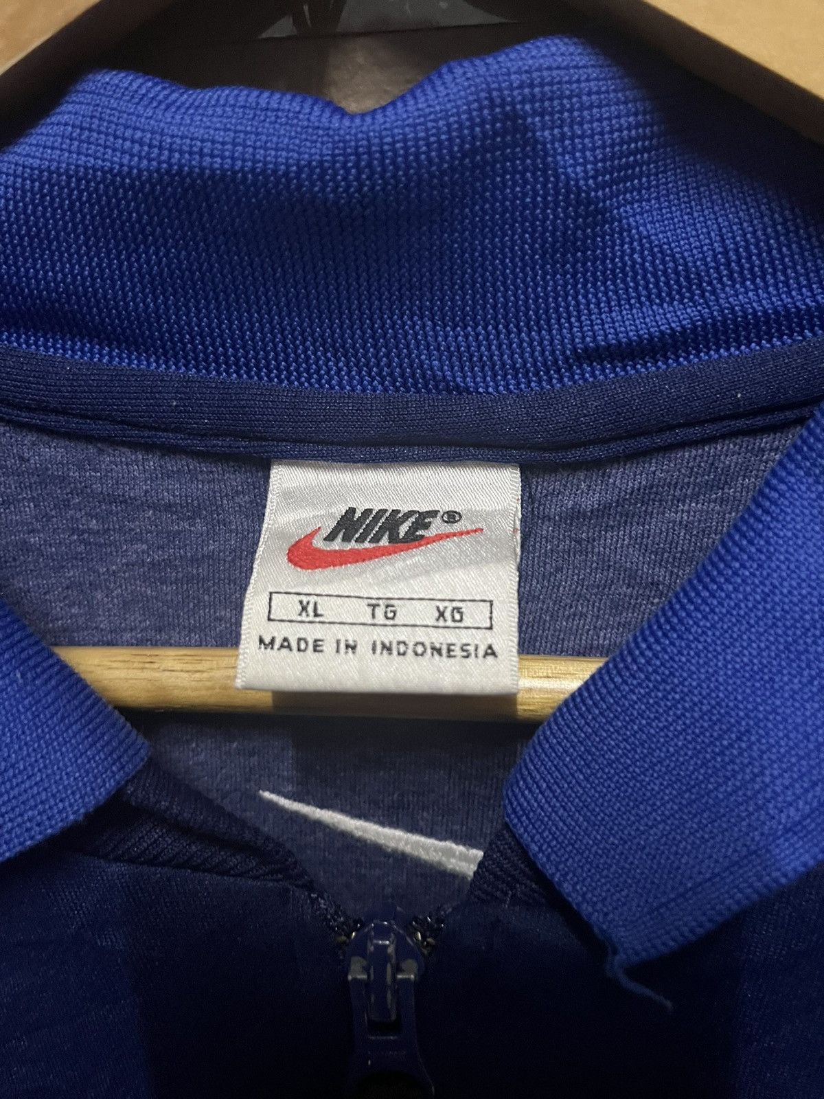 Nike × Vintage Vintage Nike Big Swoosh Halfzipper Size US XL / EU 56 / 4 - 6 Thumbnail