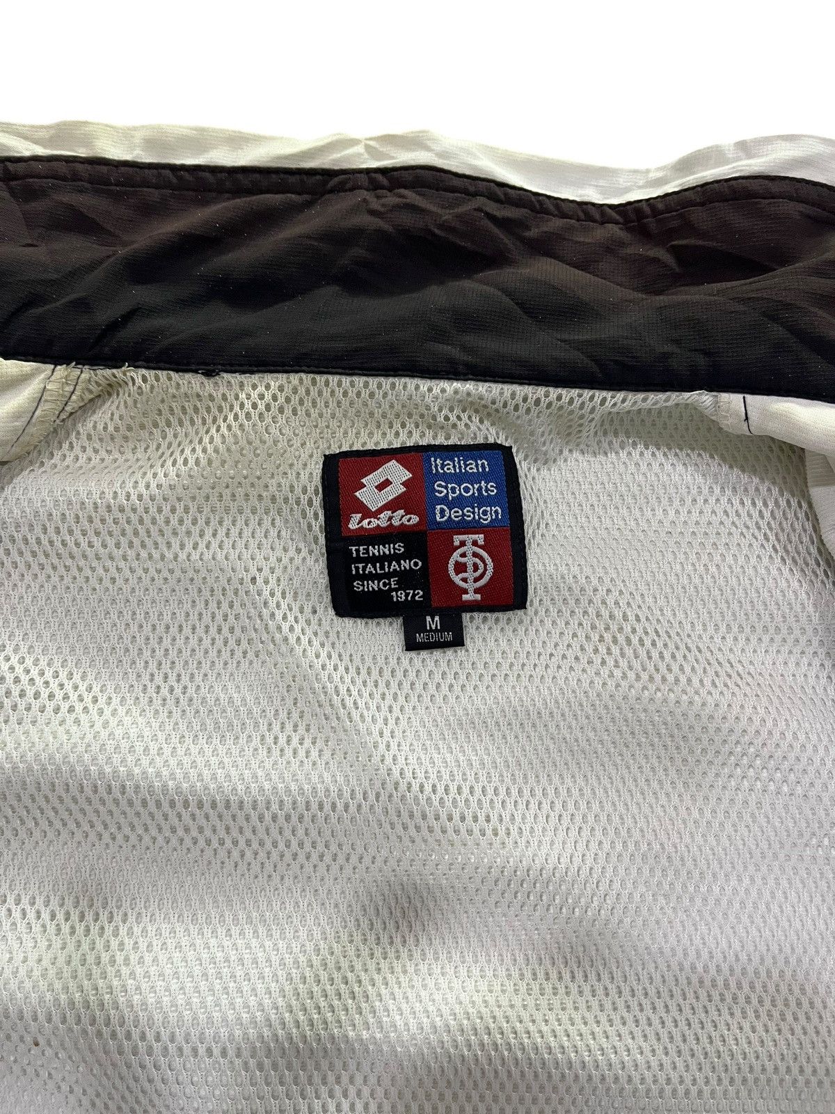 Lotto Sport × Vintage Vintage 90s Lotto Tennis Italiano Windbreaker Size US M / EU 48-50 / 2 - 8 Thumbnail