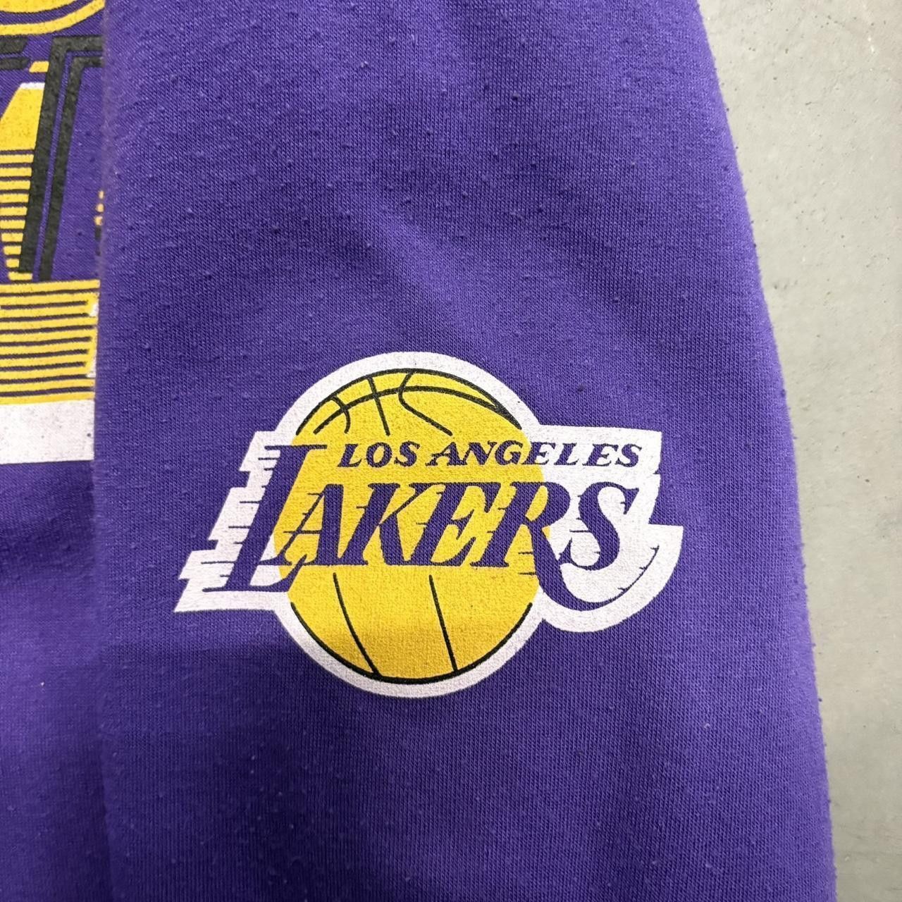 NBA Crazy Vintage 2000/90s Style NBA Los Angeles Lakers Purple and Gold Hoodie Size US M / EU 48-50 / 2 - 3 Thumbnail