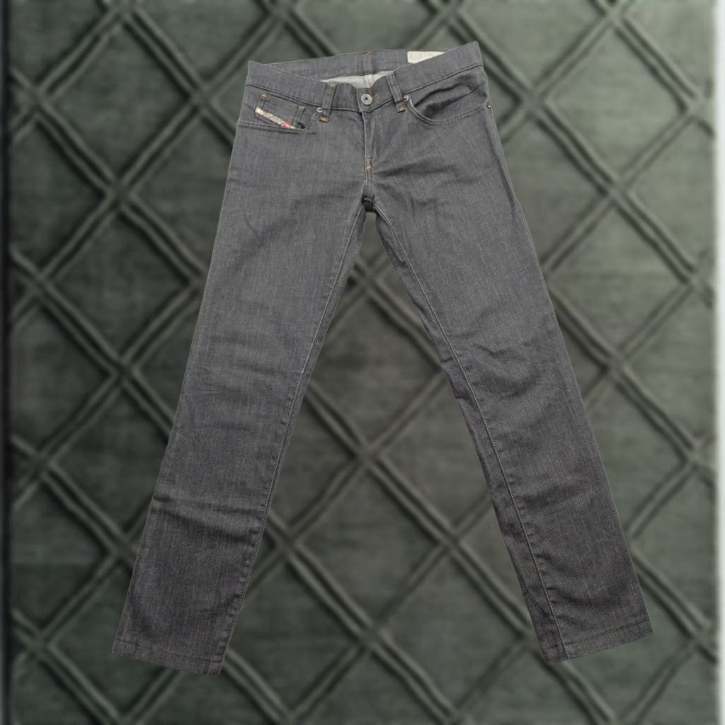 Diesel Diesel Womens Jeans Skinny Stretch Low Waist Gray Sz 26 Size 26" / US 2 / IT 38 - 1 Thumbnail