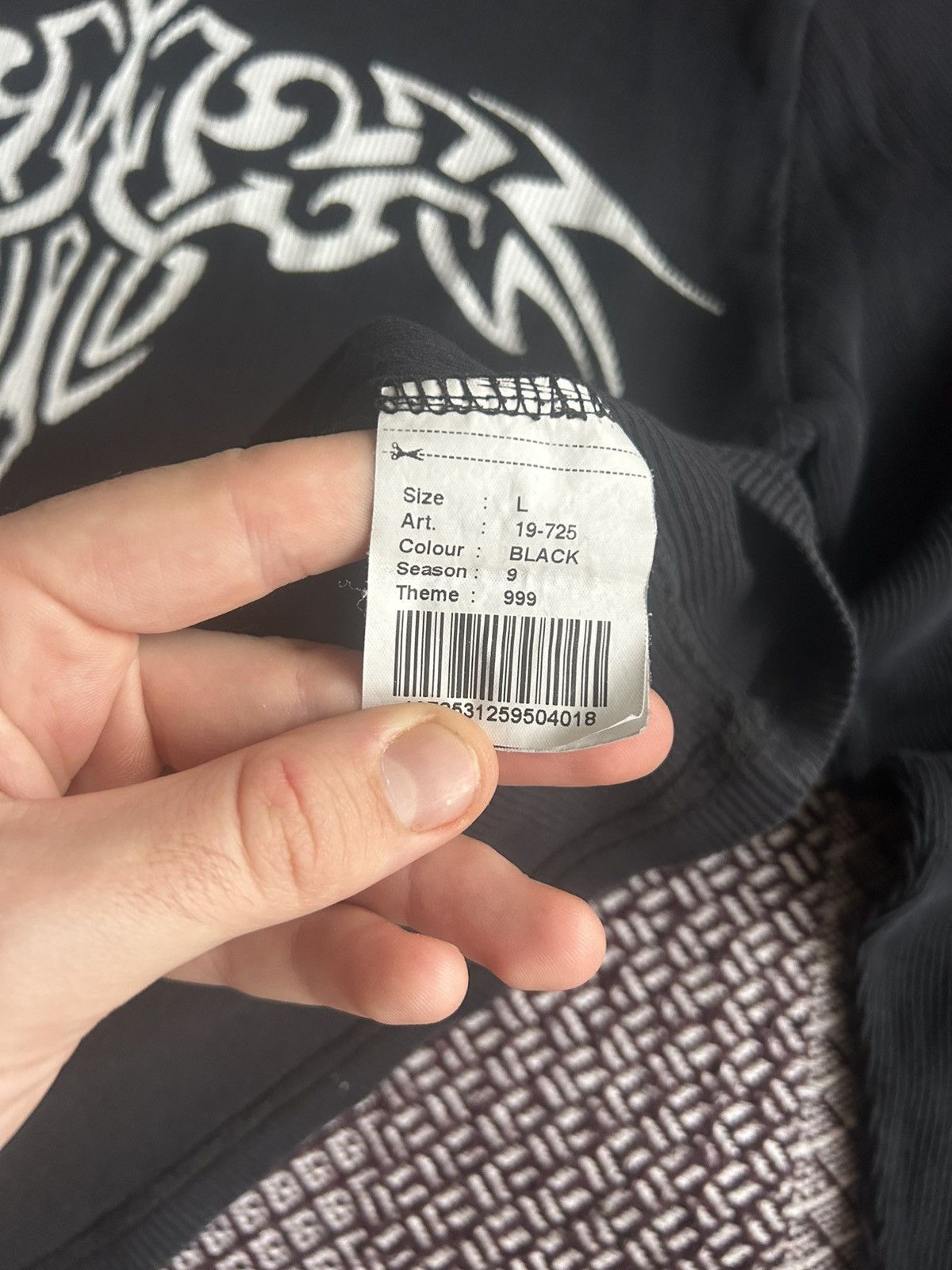Vintage Smog Tribal Big Logo Print Long Sleeve Size L Streetwear Y2K Size US L / EU 52-54 / 3 - 7 Thumbnail