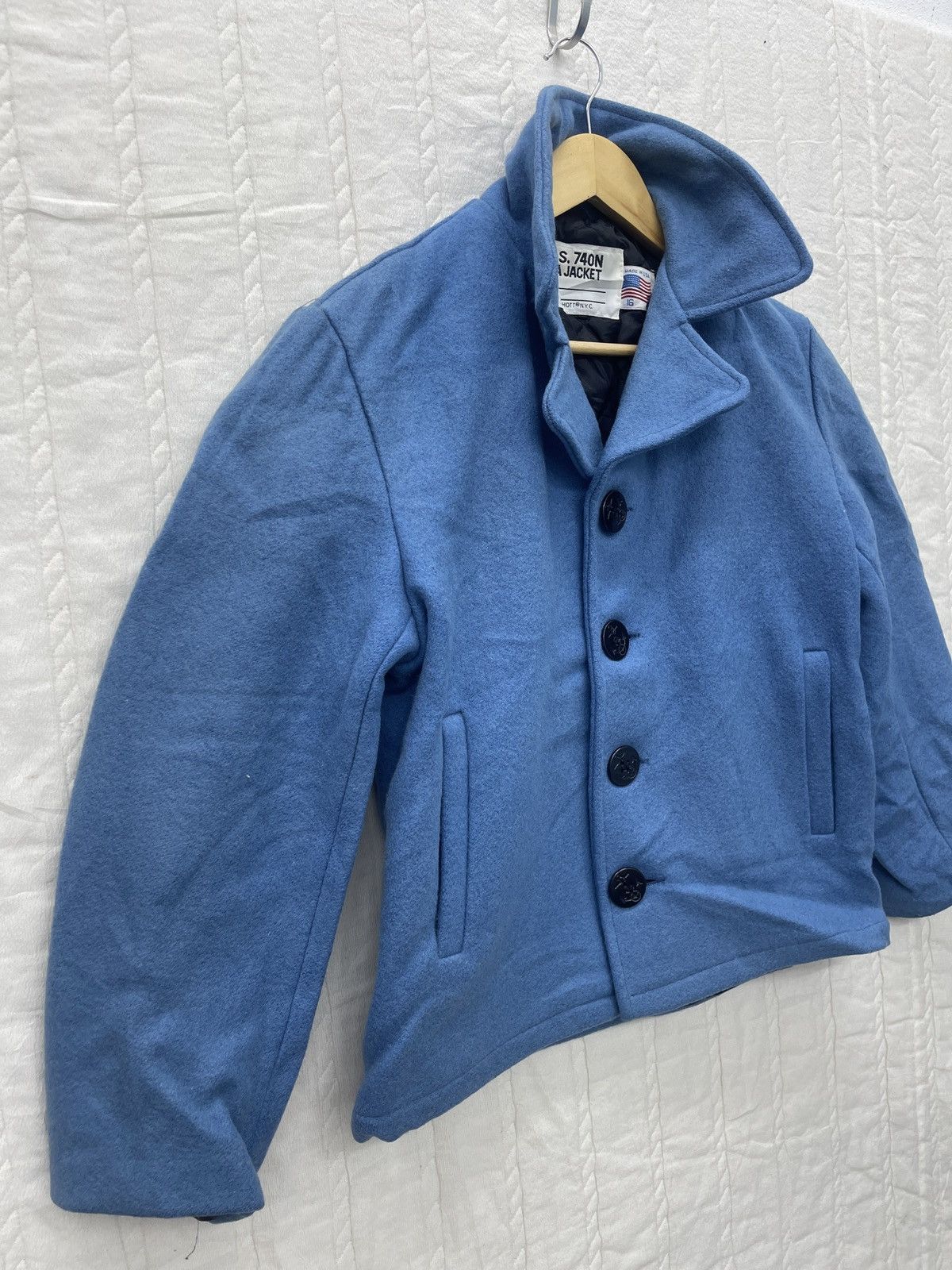 Schott × Vintage STEALS💥WOOL U.S PEA JACKET SCHOTT Size XXL / US 16-18 / IT 52-54 - 2 Thumbnail