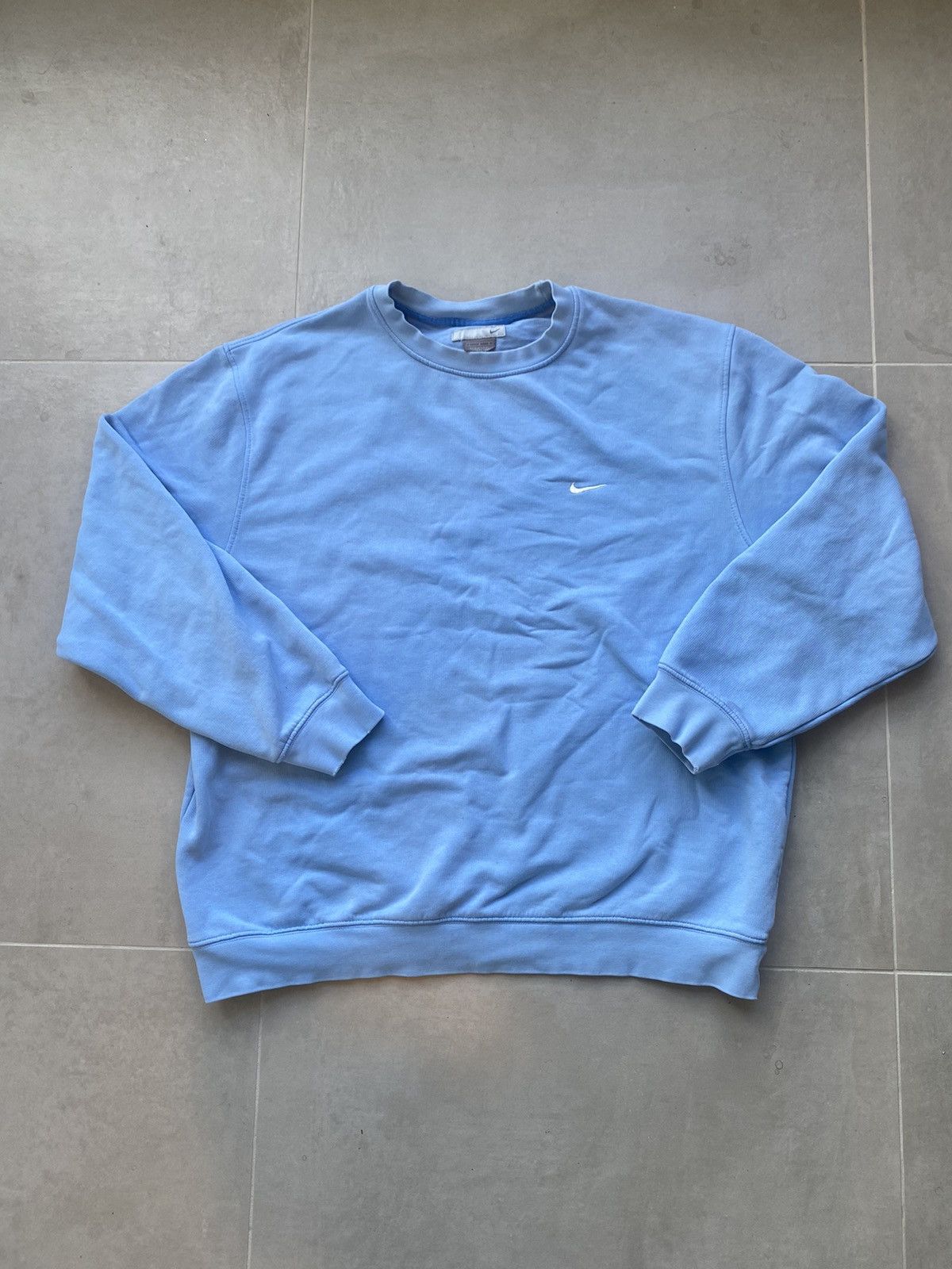 Nike Baby blue Nike sweater Size US L / EU 52-54 / 3 - 3 Thumbnail