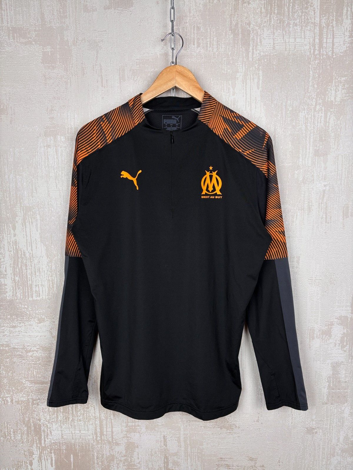 Puma Olympique Marseille 2019 Puma Half Zip Training Top Soccer Size US M / EU 48-50 / 2 - 2 Thumbnail