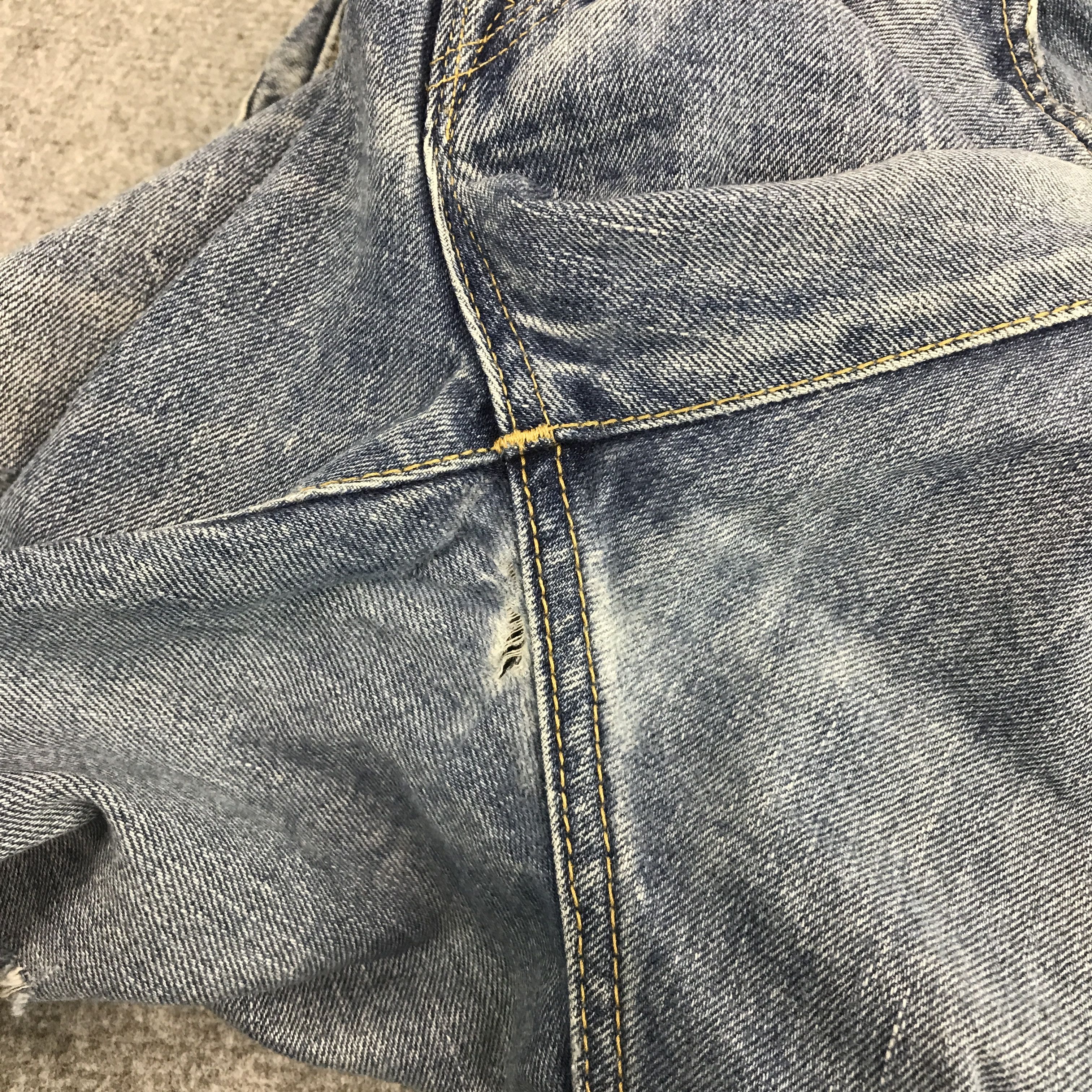 Edwin × Japanese Brand Denim Redline edwin Japan distressed style jean Pants Size US 33 - 9 Thumbnail