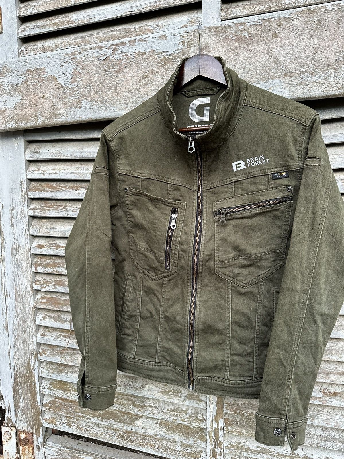 Japanese Brand 👹Grancisco X Cordura Detroit Style Military Green Jacket Size US S / EU 44-46 / 1 - 8 Thumbnail