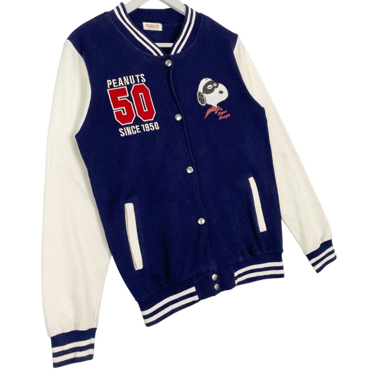 Other Vintage Peanuts Snoopy Printed Full Zip Hoodies Blue/White Size US M / EU 48-50 / 2 - 3 Thumbnail