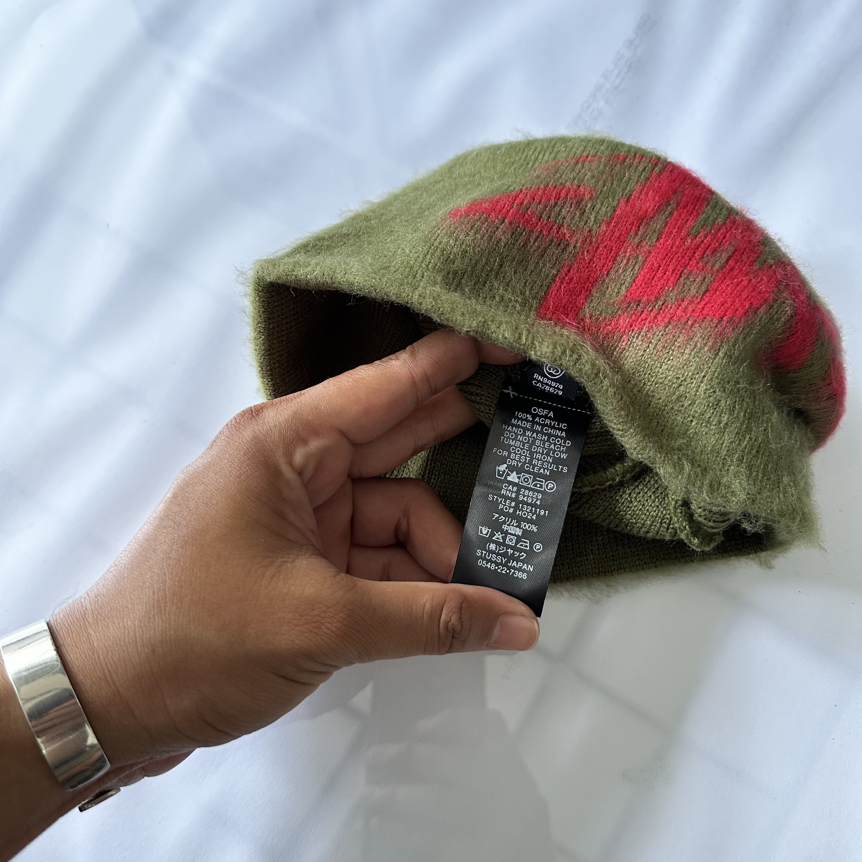Stussy Stussy Brushed Out Stock Skullcap - Army Beanie Hat Size ONE SIZE - 5 Thumbnail