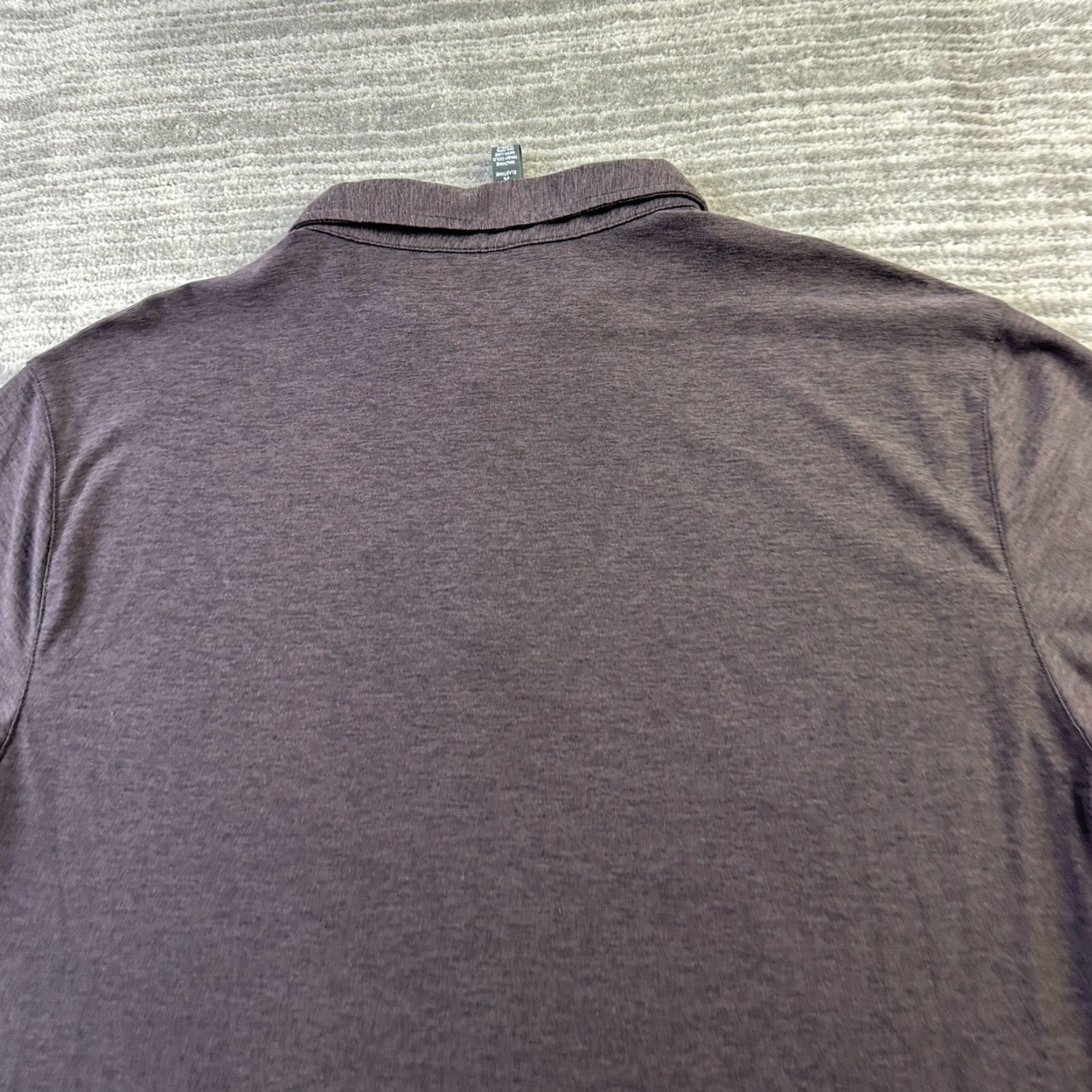 Vuori Vuori Polo Shirt Mens XL Brown Heather Strato Tech Polo Shirt Sports Activewear Casual 90s? Size US XL / EU 56 / 4 - 4 Thumbnail