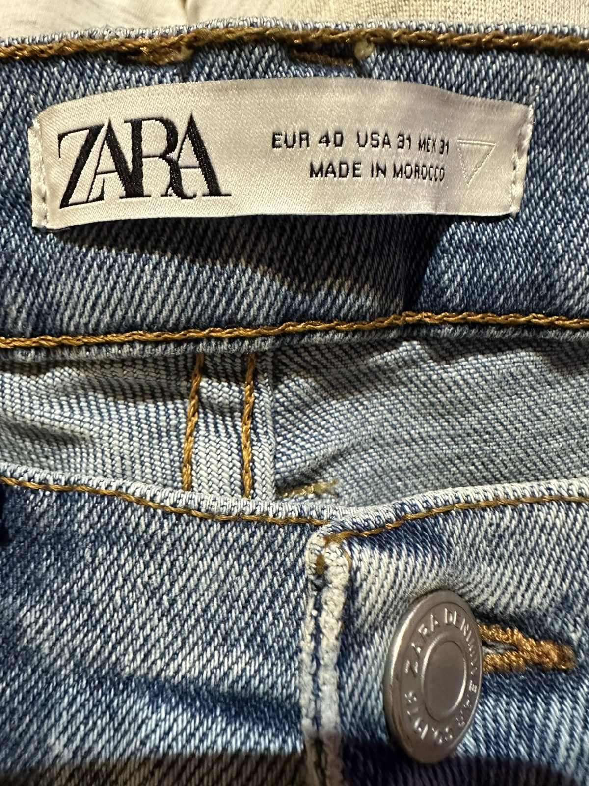 Zara Zara Slim Washed Blue Jeans Size 31 Size US 31 - 4 Thumbnail