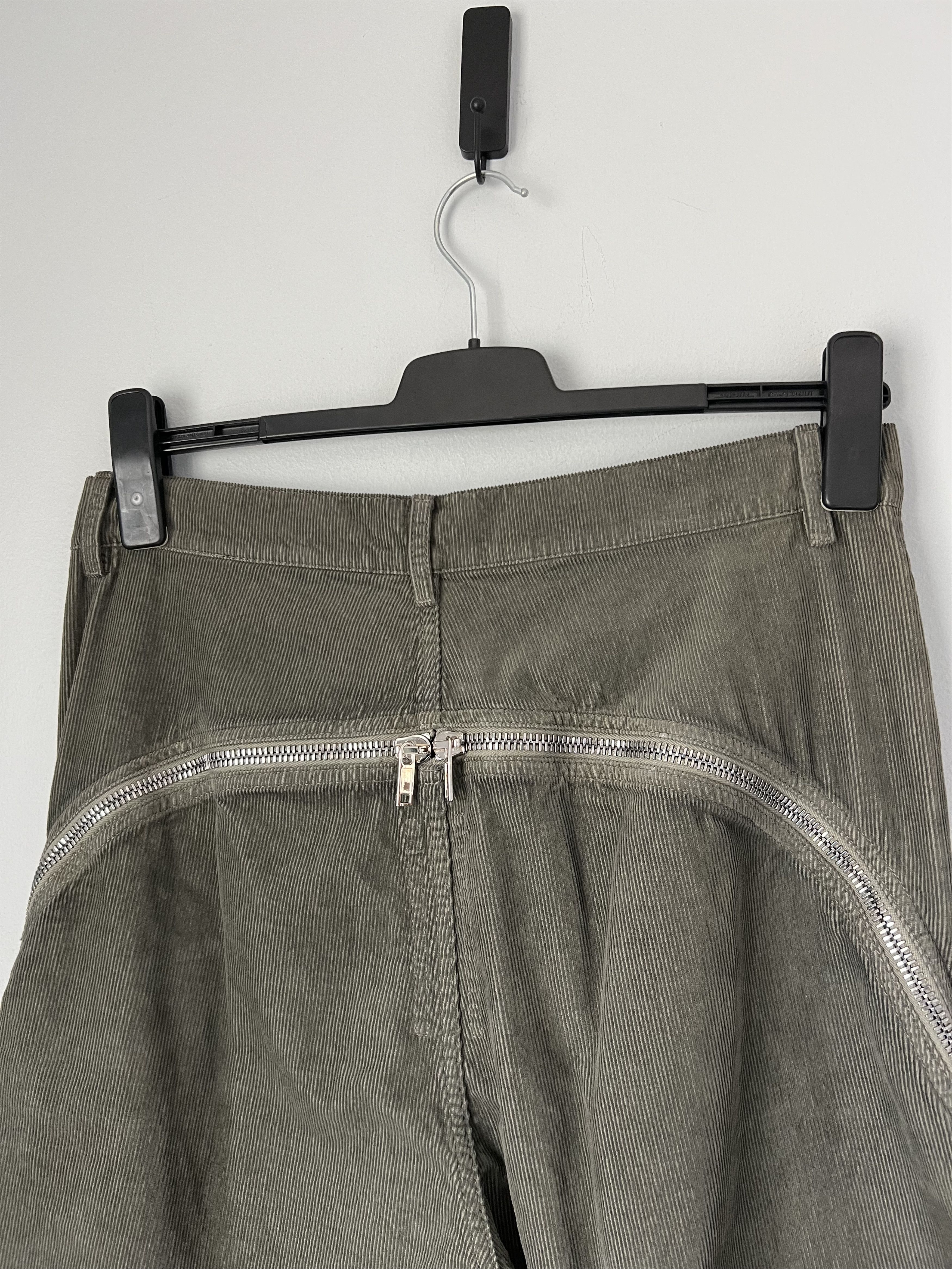 Rick Owens Drkshdw Rick Owens DRKSHDW Corduroy Bolana Banana Pants Size US 31 - 6 Thumbnail