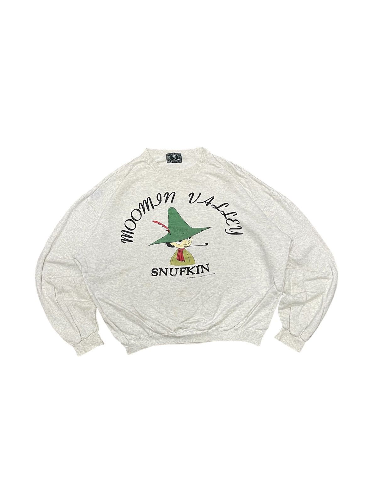 Anime VINTAGE 1990 MOOMIN VALLEY SNUFKIN SWEATSHIRT BOXY CUTTING Size US L / EU 52-54 / 3 - 1 Thumbnail