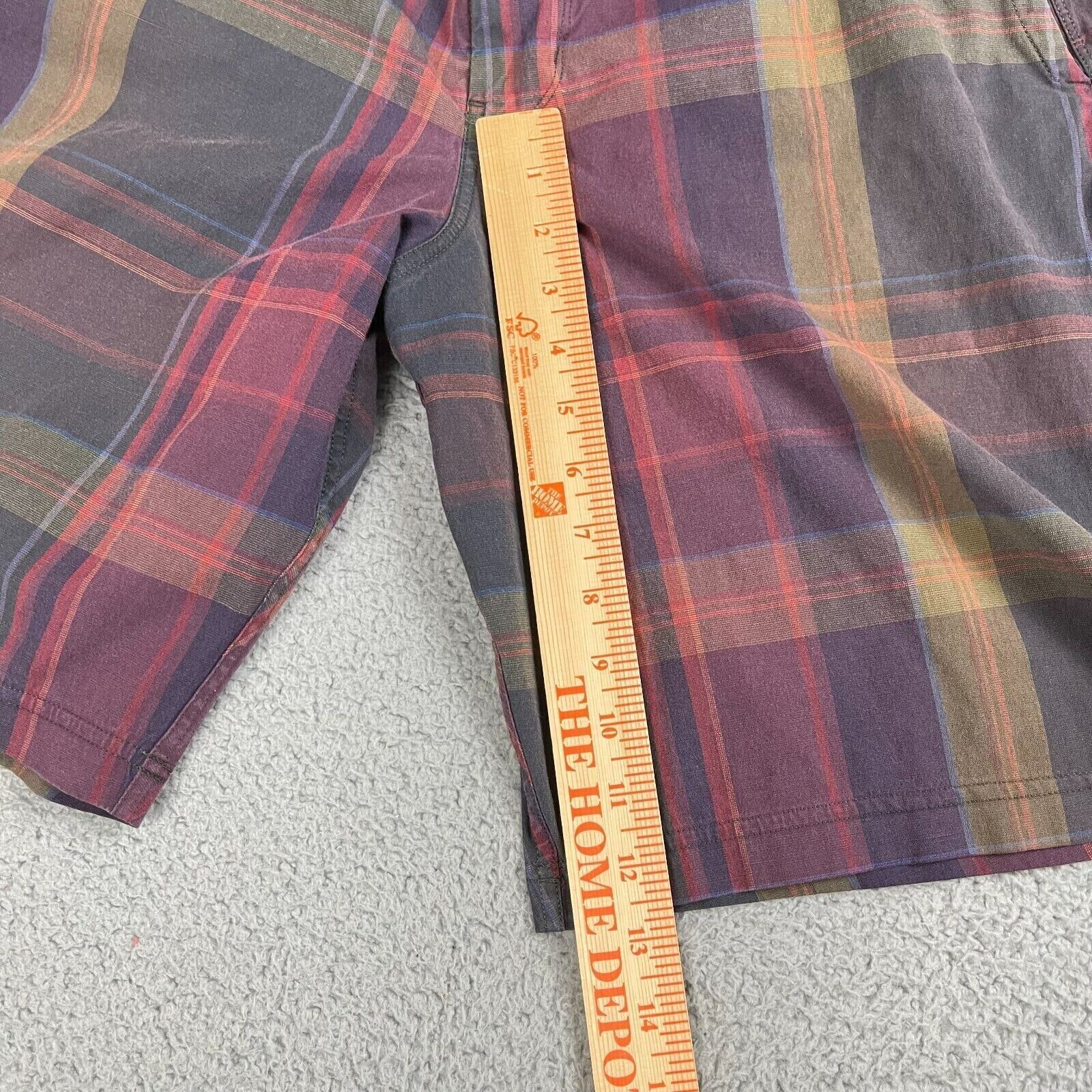 Lululemon Lululemon Plaid Casual Outdoor Flat Front Pockets Short Size US 38 / EU 54 - 5 Thumbnail