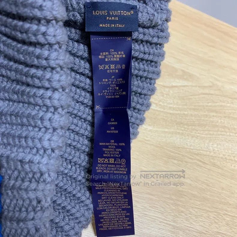 Louis Vuitton Louis Vuitton Wool knitted hat Size ONE SIZE - 5 Thumbnail