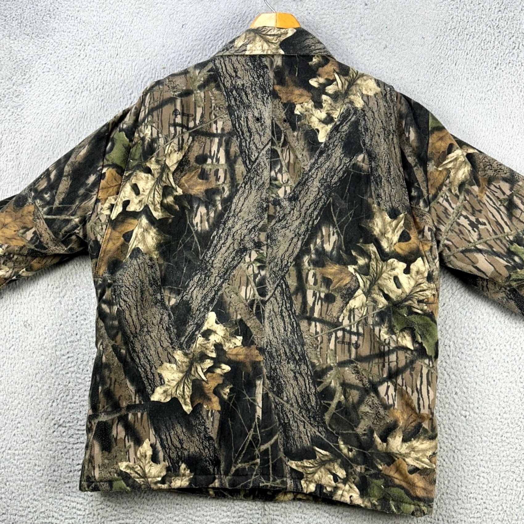Vintage VINTAGE Gunflint Jacket Military Mens Large Green Camo Insulated Flap Pockets Size US L / EU 52-54 / 3 - 3 Thumbnail