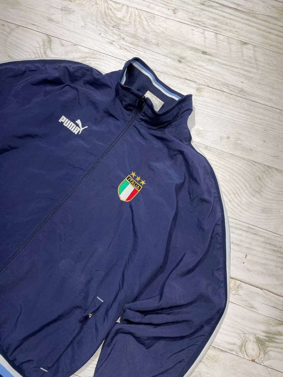 Puma Vintage Puma Italia 2003 2004 Training Soccer Track Jacket Size US M / EU 48-50 / 2 - 2 Thumbnail