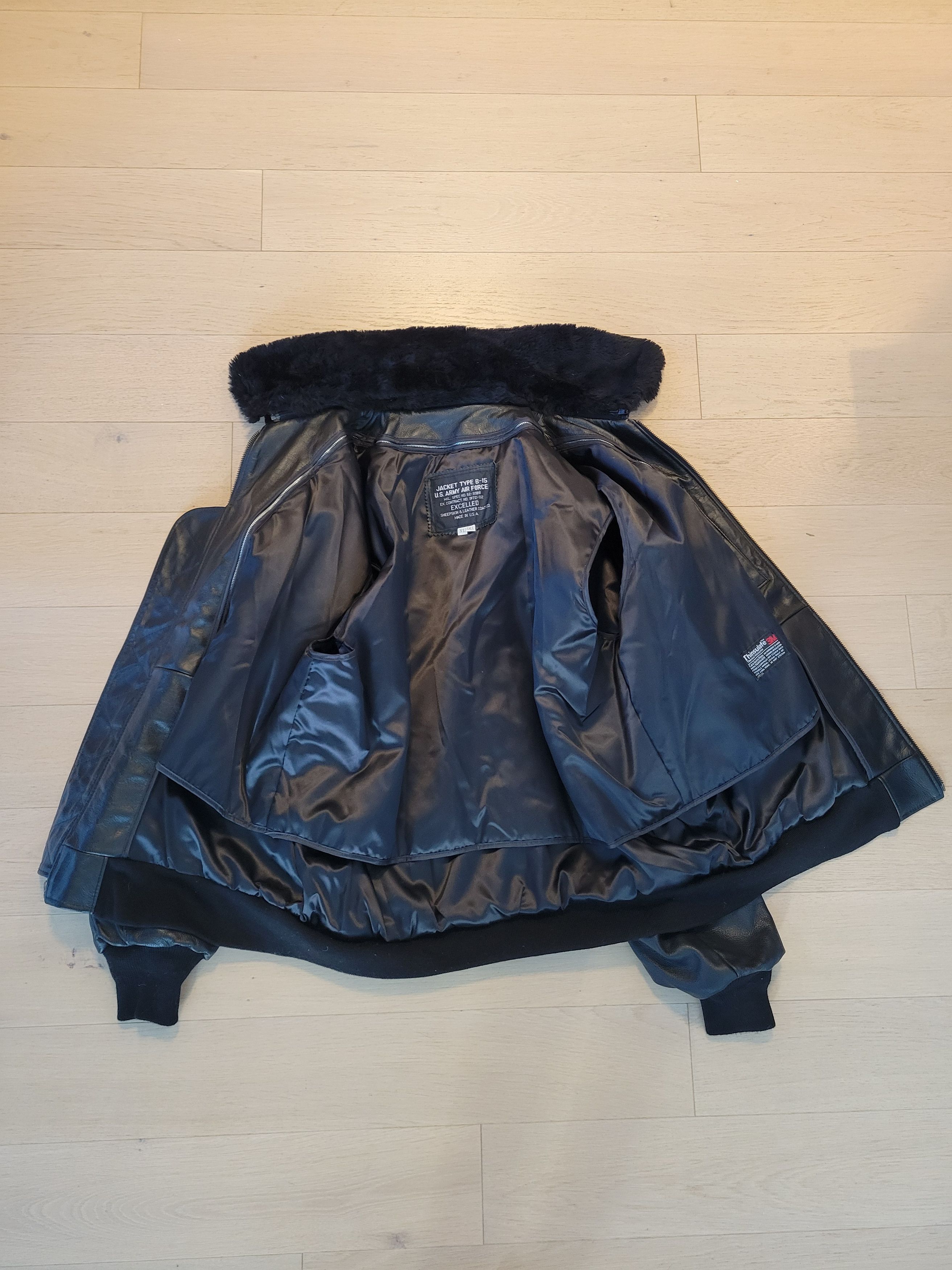 Excelled B-15 bomber jacket Size US XL / EU 56 / 4 - 2 Thumbnail