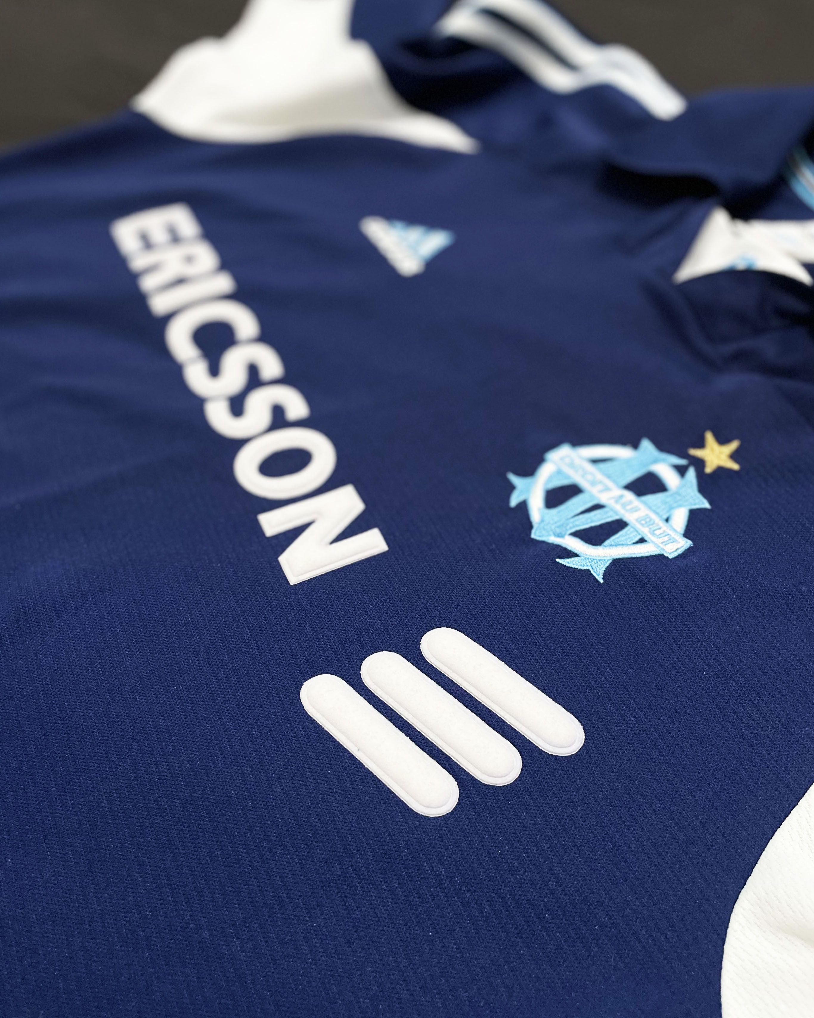 Adidas Olympique Marseille Away Kit 1999 2001 Size US M / EU 48-50 / 2 - 6 Thumbnail