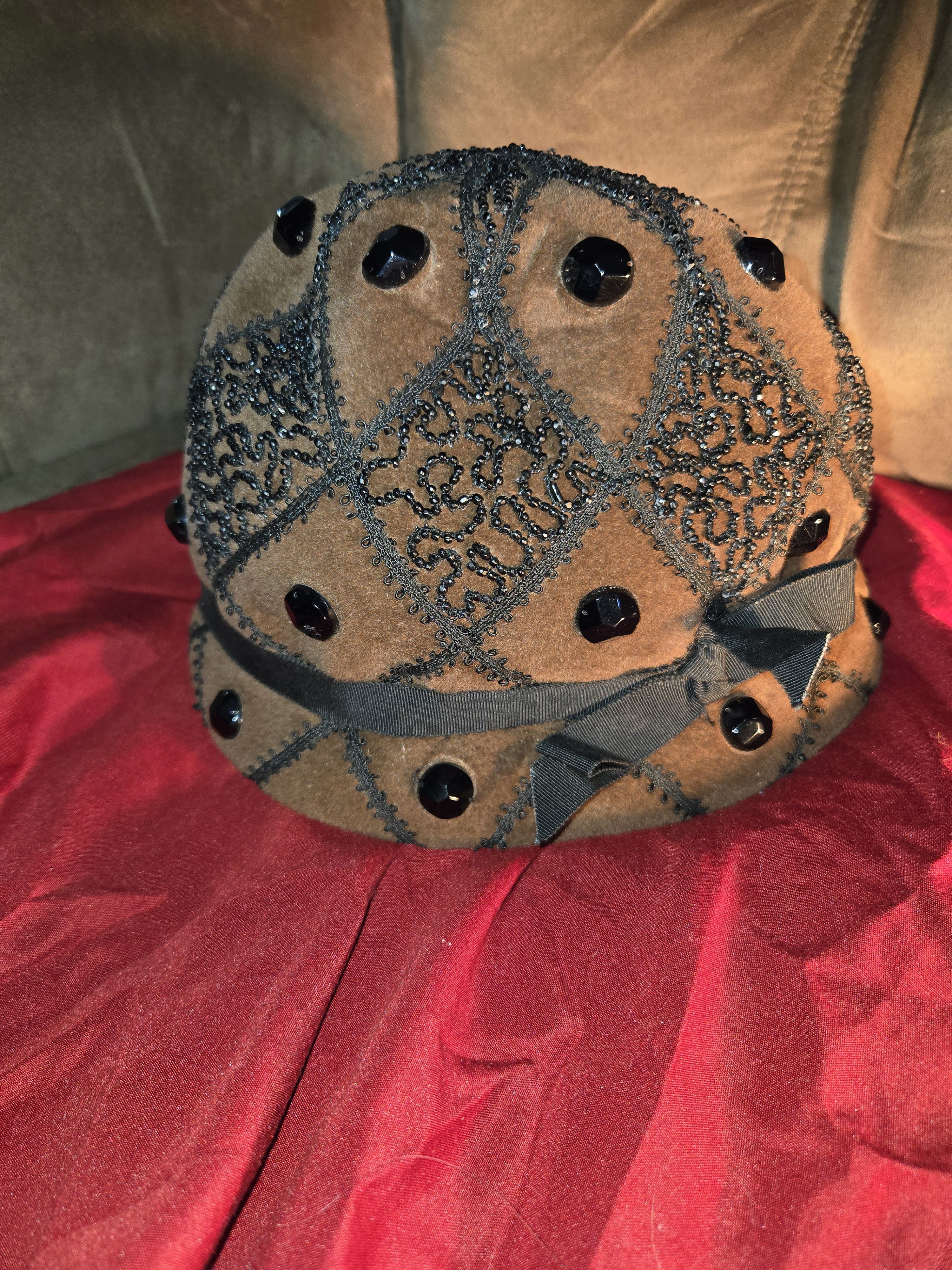 Other 1950s Gladys & Belle Pillbox Hat Size ONE SIZE - 1 Thumbnail