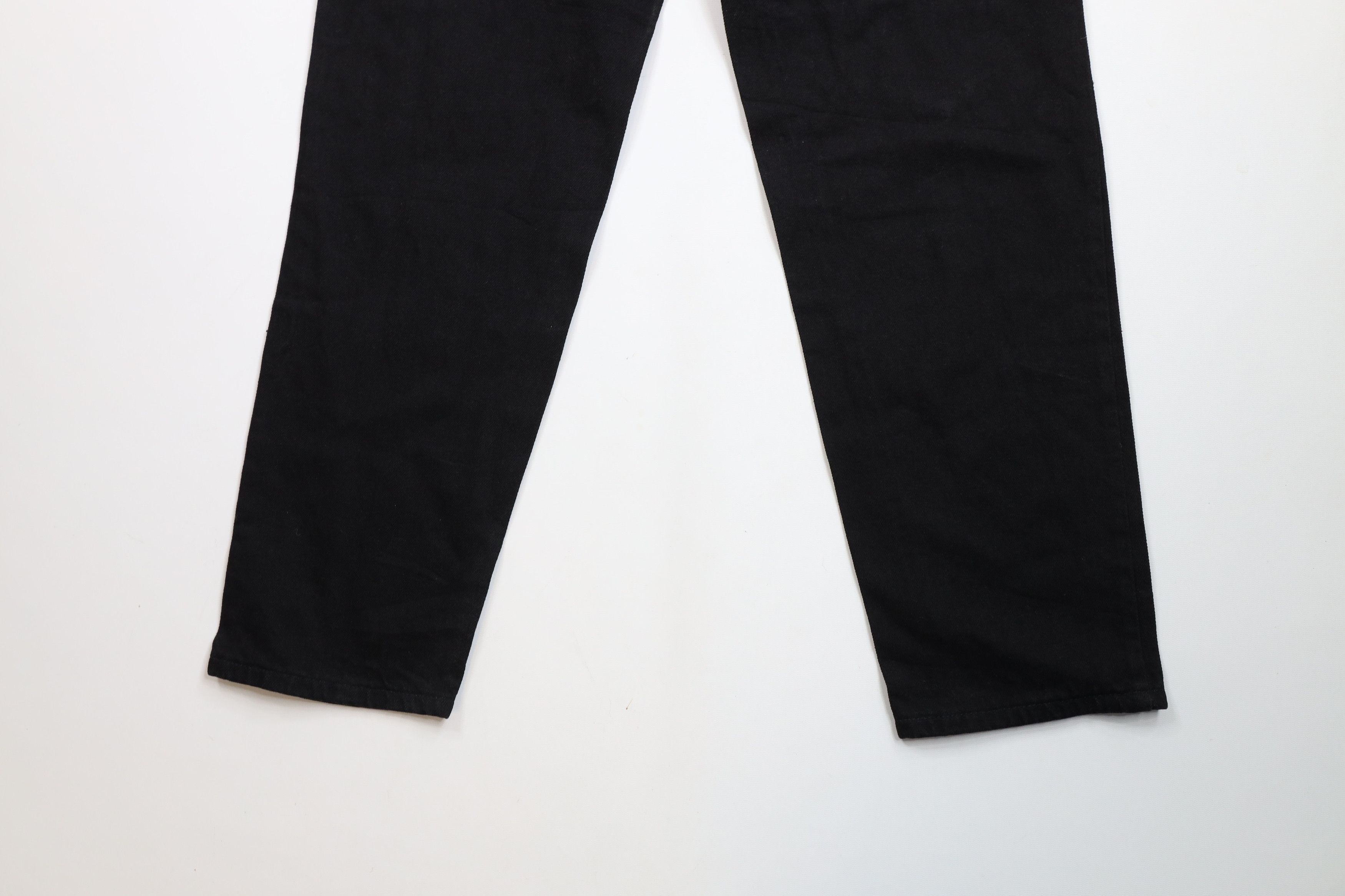 Lee × Vintage Deadstock Vintage 90s Lee Tapered Leg Denim Jeans Black USA Size US 28 / EU 44 - 13 Thumbnail