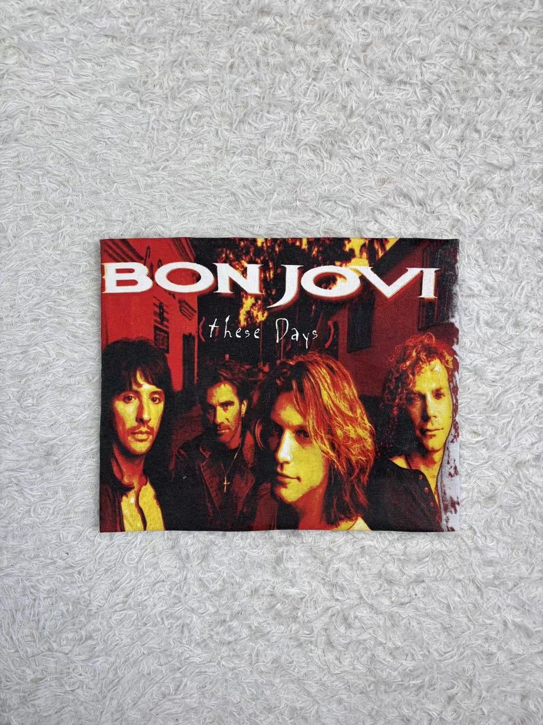 Band Tees × Bon Jovi × Vintage Vintage band tee Bob Jovi 90s Size US XL / EU 56 / 4 - 1 Thumbnail