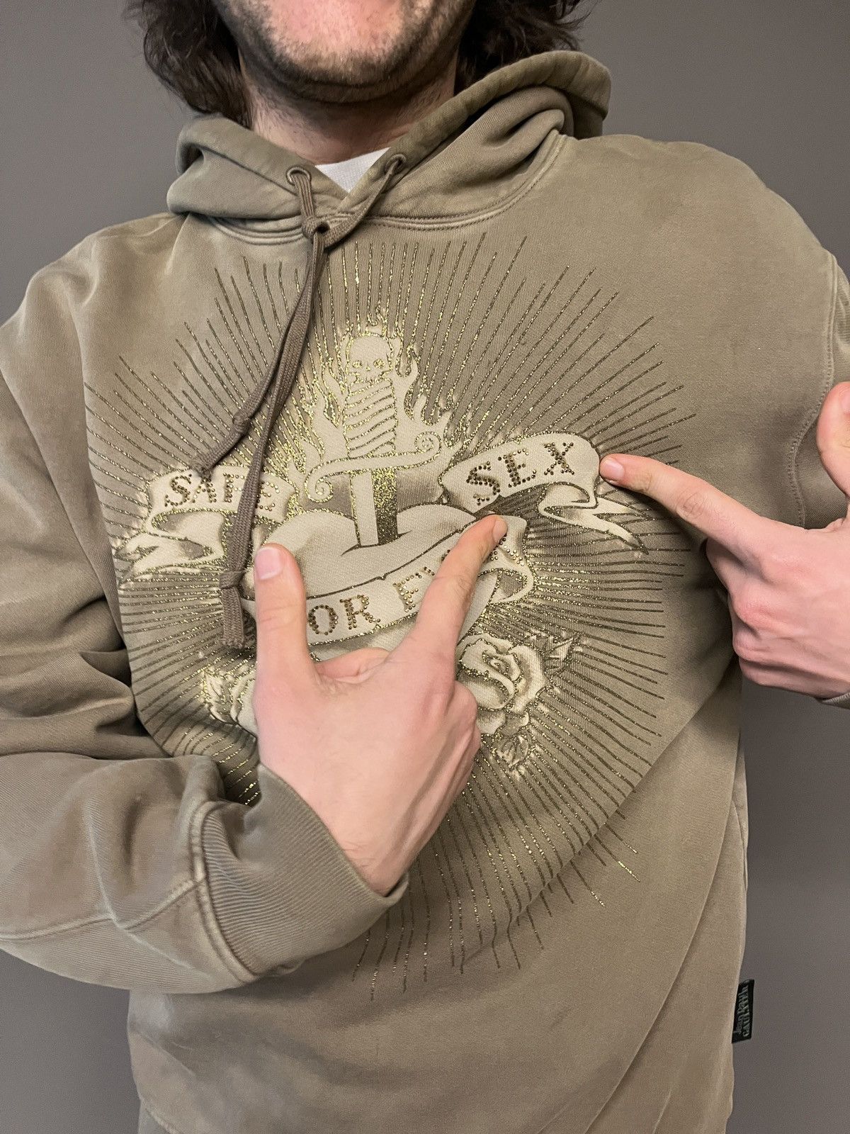 Jean Paul Gaultier Jean Paul Gaultier Safe Sex Forever Hoodie Size US XS / EU 42 / 0 - 3 Thumbnail