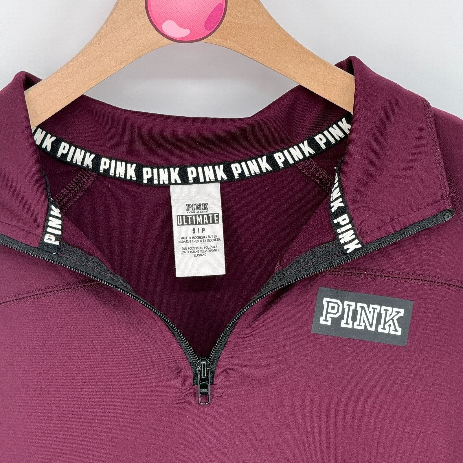 Victoria's Secret PINK Victoria Secret Ultimate Quarter Zip Athletic Pullover Size S / US 4 / IT 40 - 3 Thumbnail