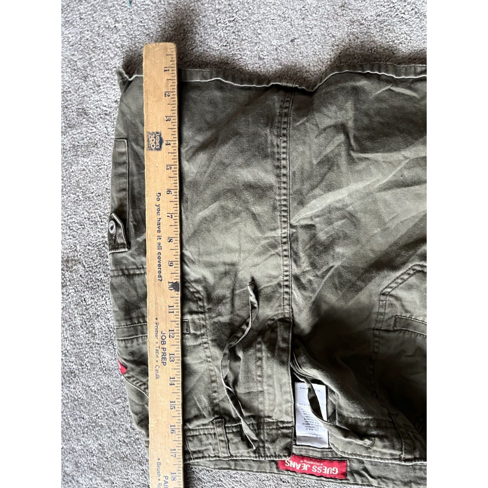 Guess GUESS Brown Cargo Skirt Mini Size 14 Women Cotton Twill All Seasons Size 36" / US 14 / IT 50 - 4 Thumbnail