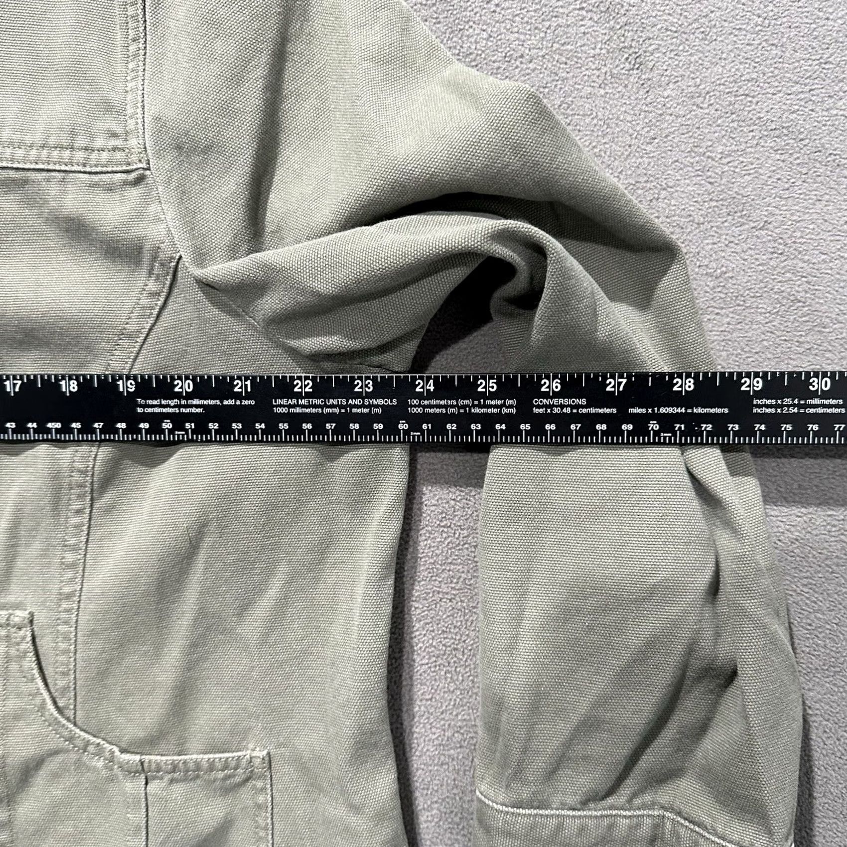 J. Jill J. Jill Jacket Womens XL Olive Green Canvas Snap Front Pockets Utility GUC Size XL / US 12-14 / IT 48-50 - 7 Thumbnail