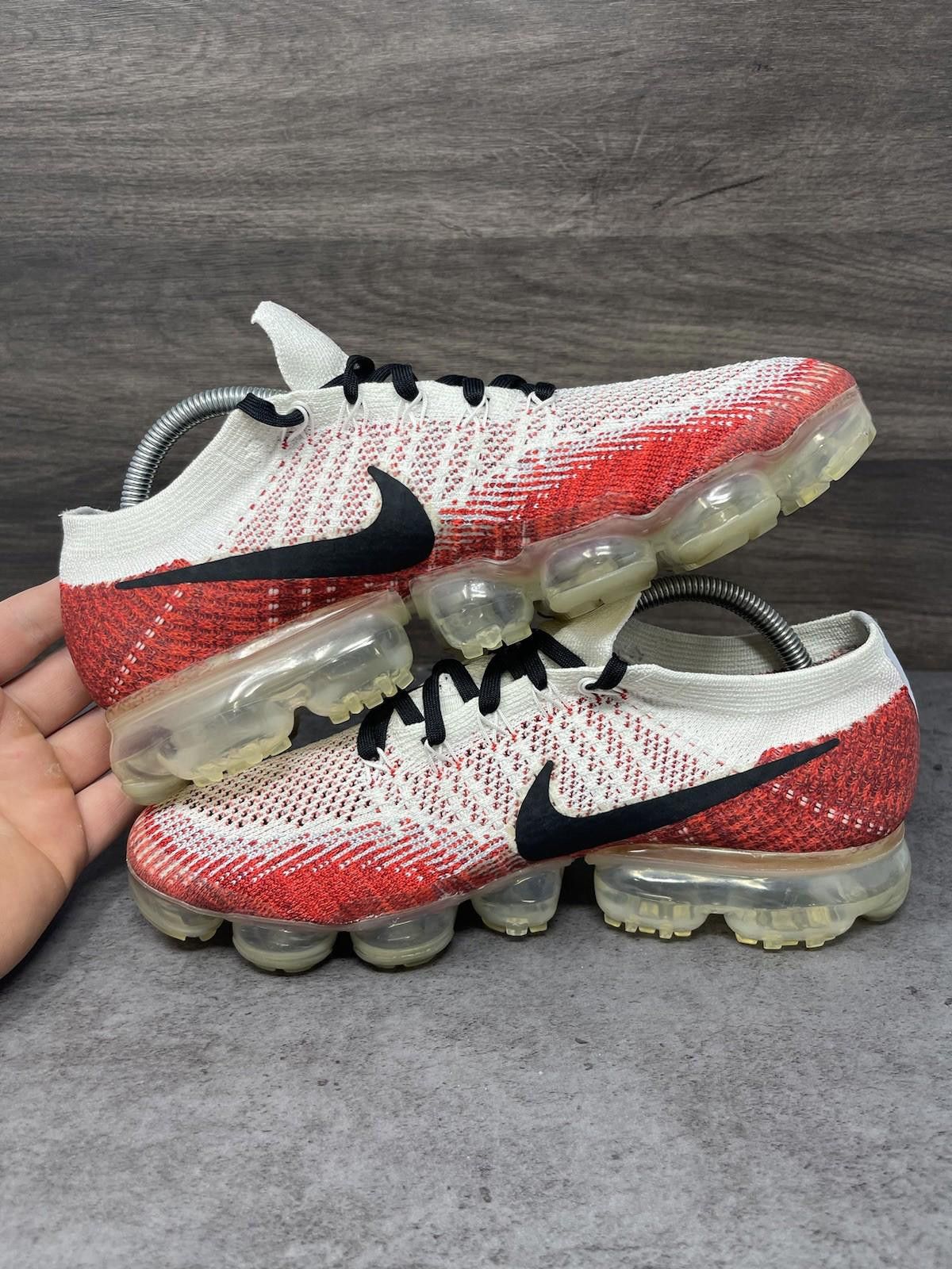 Nike Nike Air Vapormax Shoes Mens Size 8.5 NikeID Custom Red Size US 8.5 / EU 41-42 - 7 Thumbnail