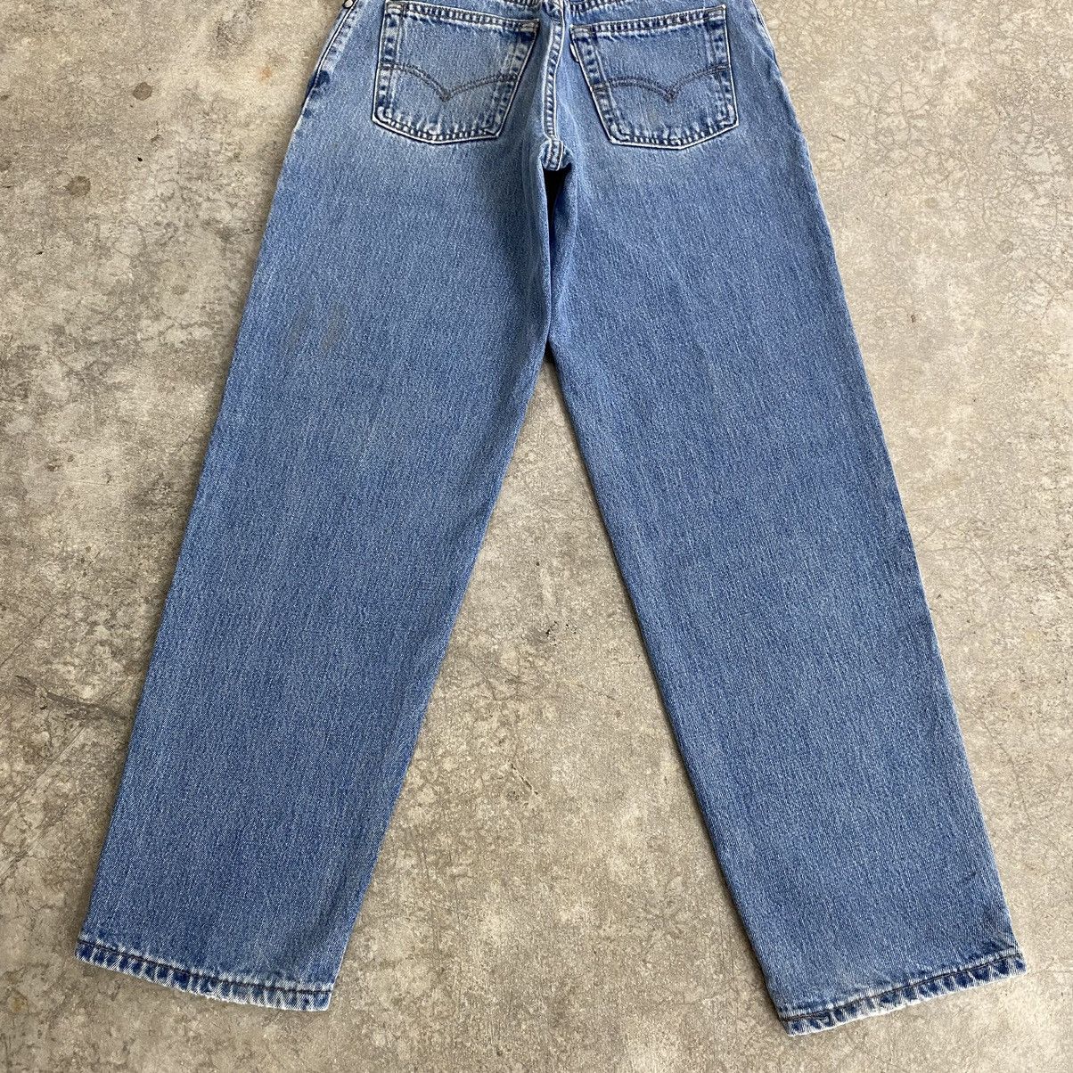 Levi's Vintage 1999 Levis Silvertab Washed Blue Loose Jeans Size US 28 / EU 44 - 13 Thumbnail