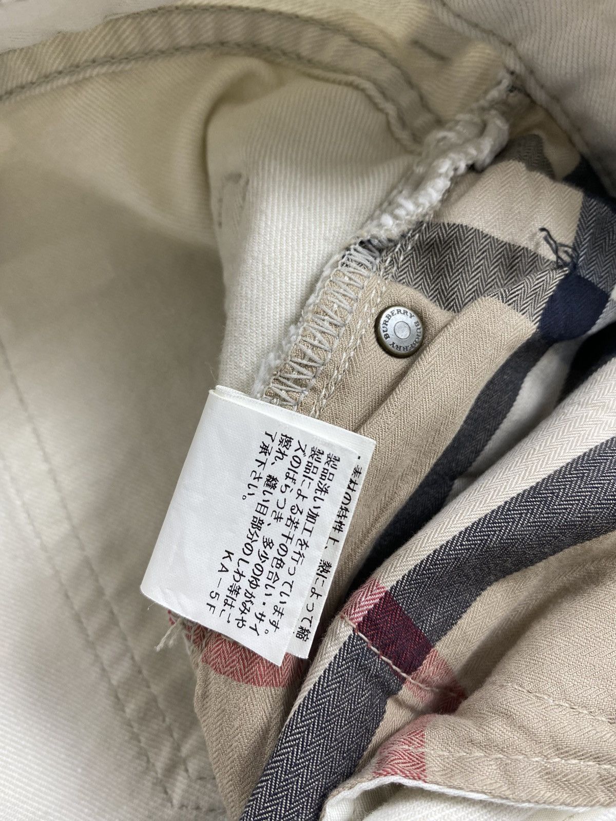 Burberry Vintage Burberry London White Straight Jeans Luxury Size US 30 / EU 46 - 8 Thumbnail