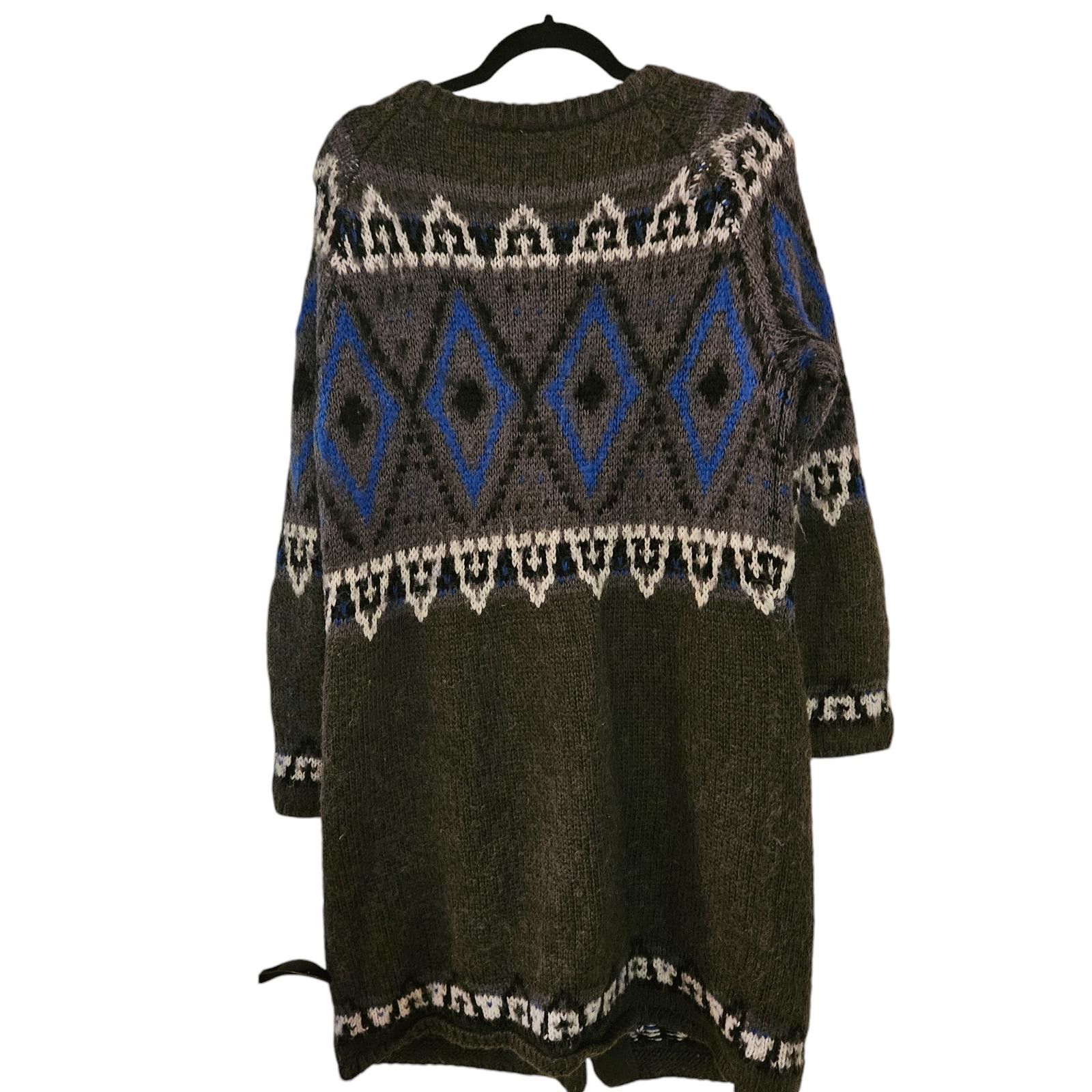 Free People Free People Nordic-Inspired Knit Cardigan Sweater-Size M Size S / US 4 / IT 40 - 2 Thumbnail