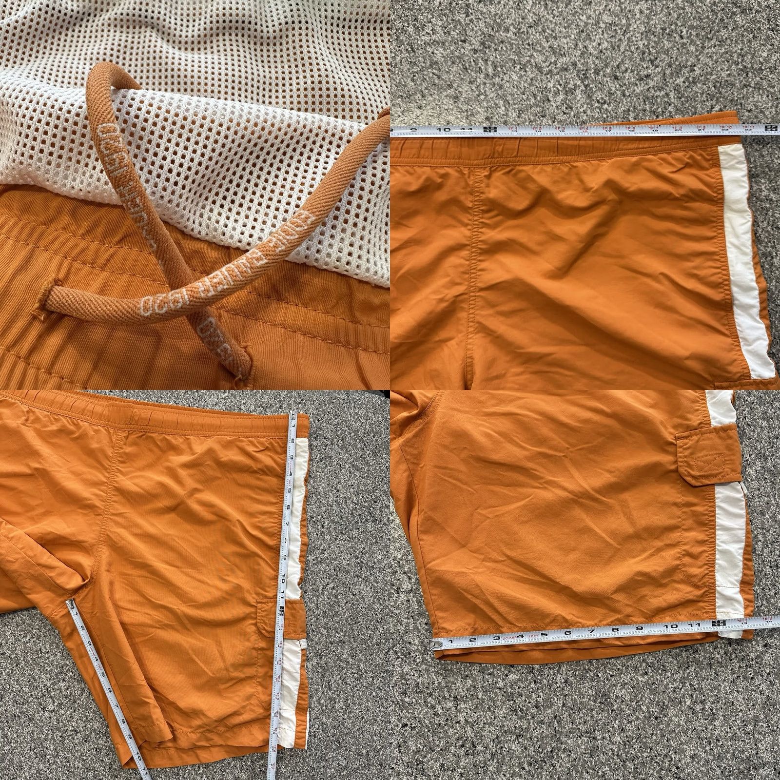 Eddie Bauer VINTAGE Eddie Bauer Swim Trunks Mens XL Orange Lined Cargo Shorts Size US 36 / EU 52 - 8 Thumbnail