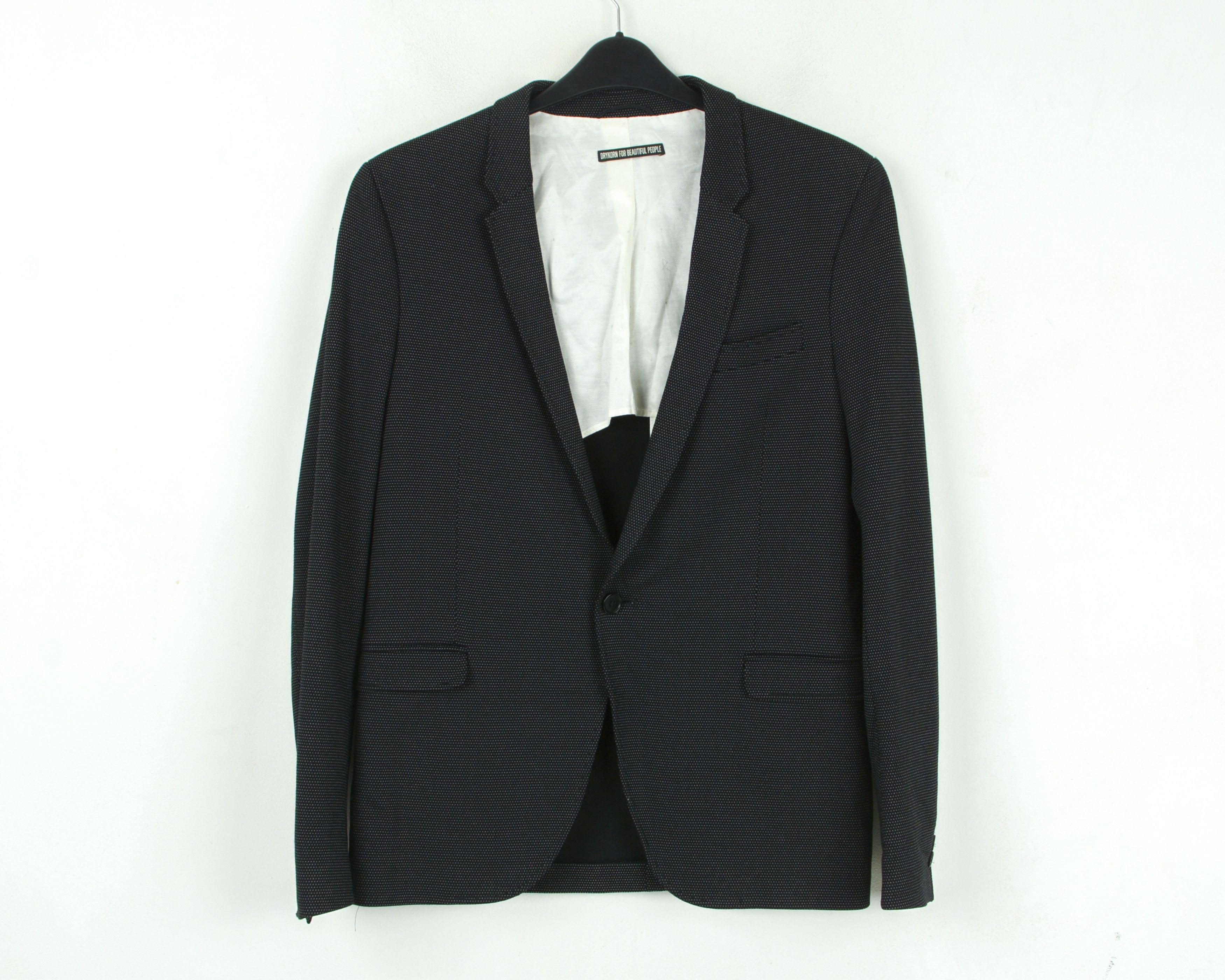 DRYKORN Ravenna Blazer M Jacket Pattern Coat Partly Lined EU 50 DE Size 40R - 1 Thumbnail