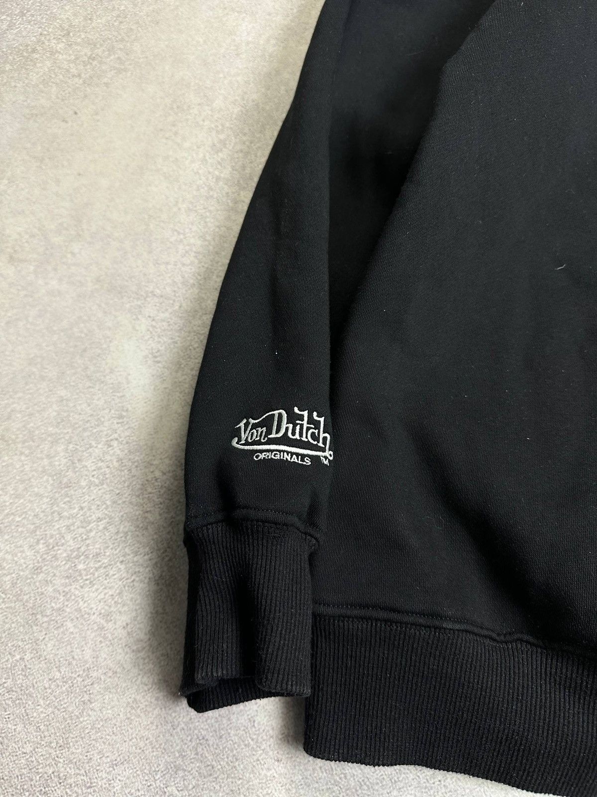 Von Dutch Von Dutch Big Logo Black Boxy Hoodie M Size US M / EU 48-50 / 2 - 6 Thumbnail
