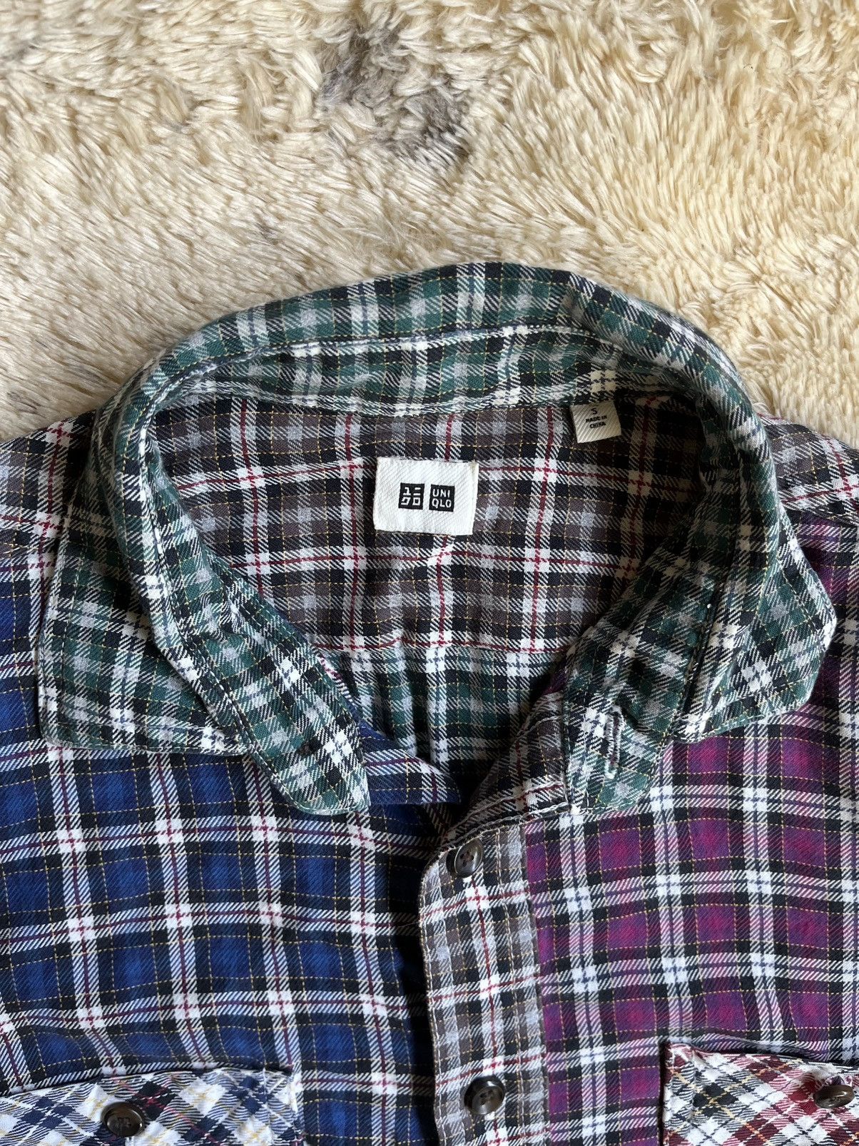 Uniqlo Uniqlo Flannel Multicolor Shirt Size S / US 4 / IT 40 - 4 Thumbnail