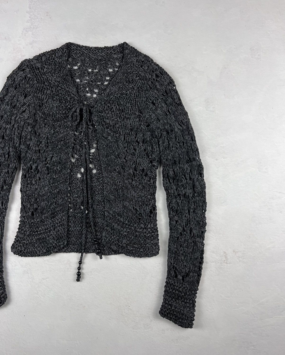 Other RARE Knitted Japanese Avant Garde Y2k Classic Opium Style Size S / US 4 / IT 40 - 3 Thumbnail