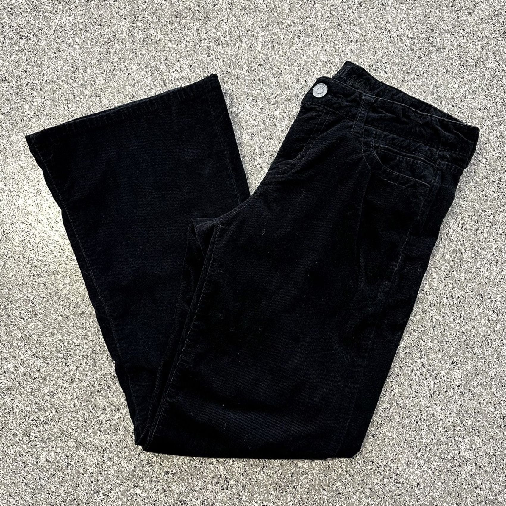 Vintage KUT from the Kloth Corduroy Pants Womens 10 Bootcut Mid Rise Black 34x30 Pant with Pockets Stretch Casual Size 32" / US 10 / IT 46 - 2 Thumbnail