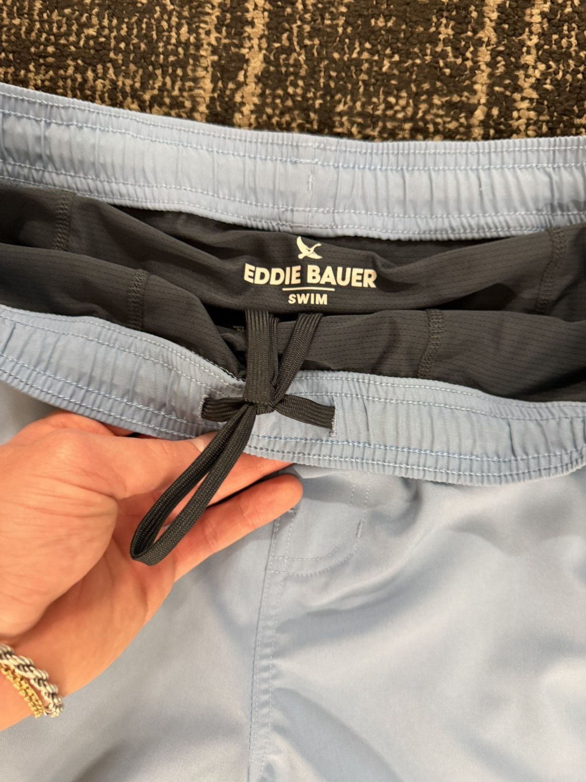 Eddie Bauer Eddie Bauer “Cargo Double Pocket) Bathing Suit (Medium) Size US 31 - 3 Thumbnail