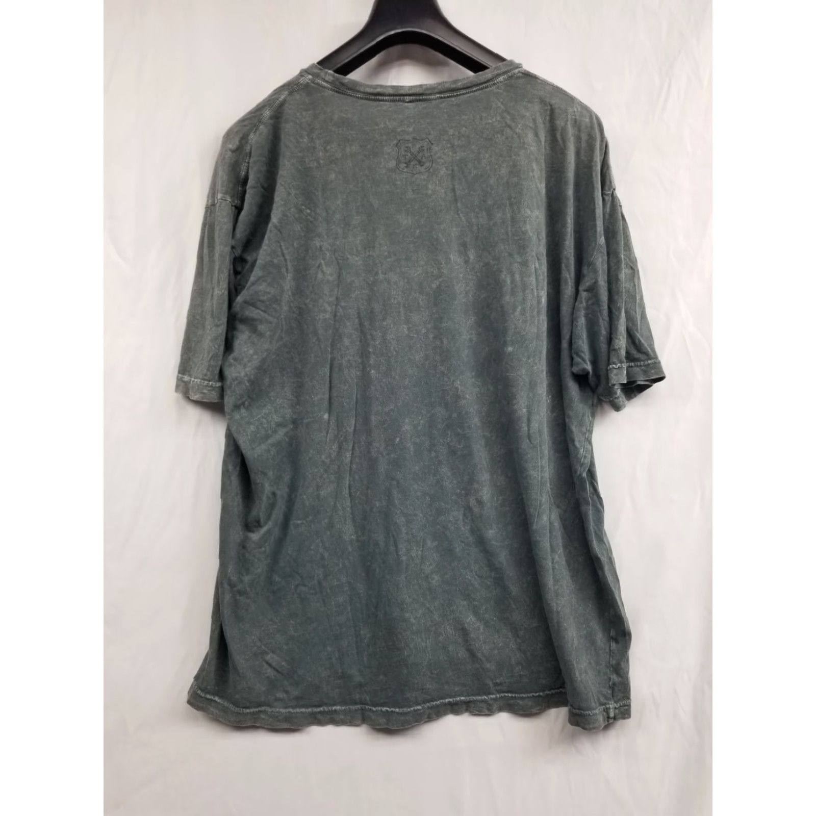 J Brand AXEL BRAND Men Short Sleeve Shirt Motorcycle Racing Solid Gray 2XL Cotton Crew Neck Stretch Everyday All Seasons T-Shirt Regular Mens Size US XXL / EU 58 / 5 - 2 Thumbnail