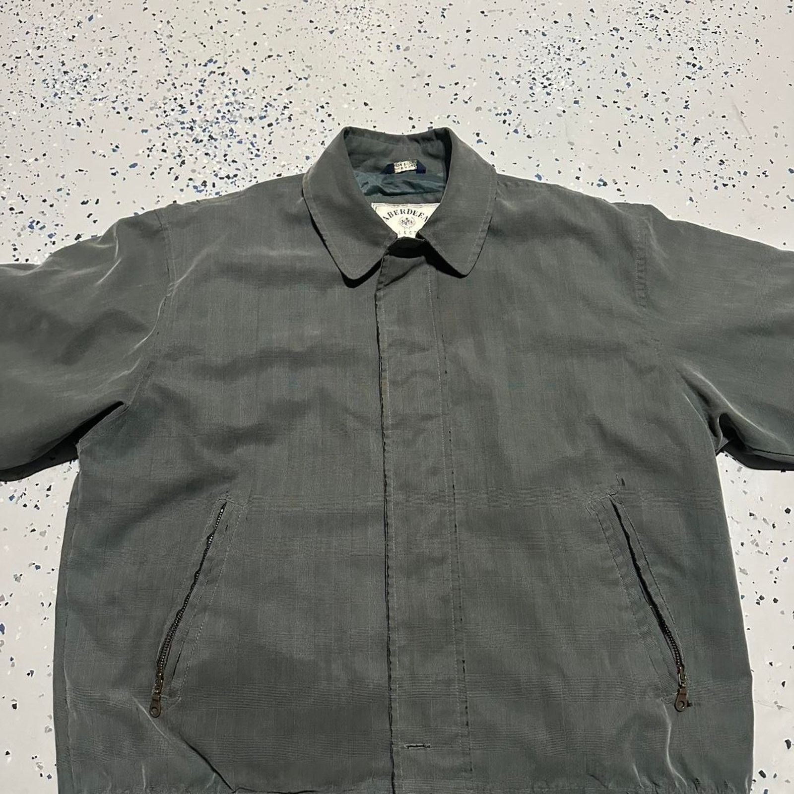 Nike Vintage 90s Aberden Green Zip Up Buttoned Sweater Size US L / EU 52-54 / 3 - 4 Thumbnail