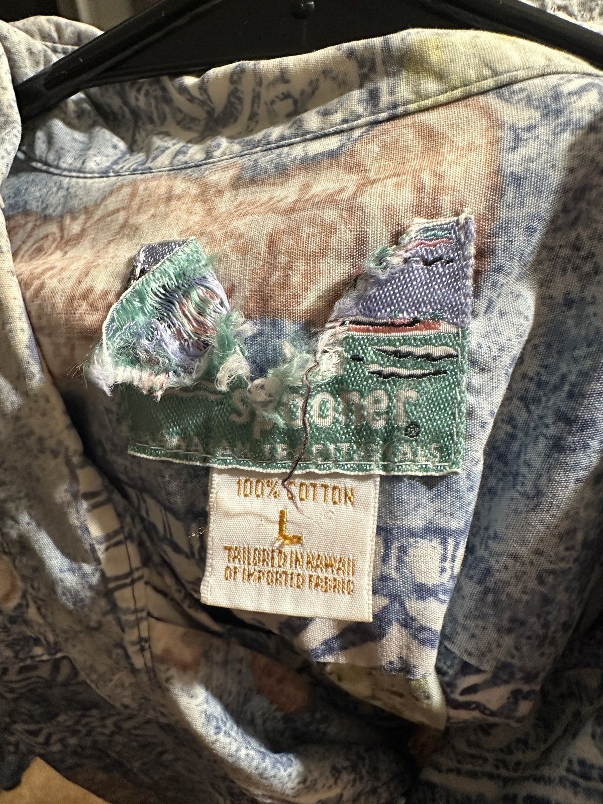 Reyn Spooner PreOwned Reyn Spooner Blue Hawaiian Shirt Men's L Size US L / EU 52-54 / 3 - 4 Thumbnail