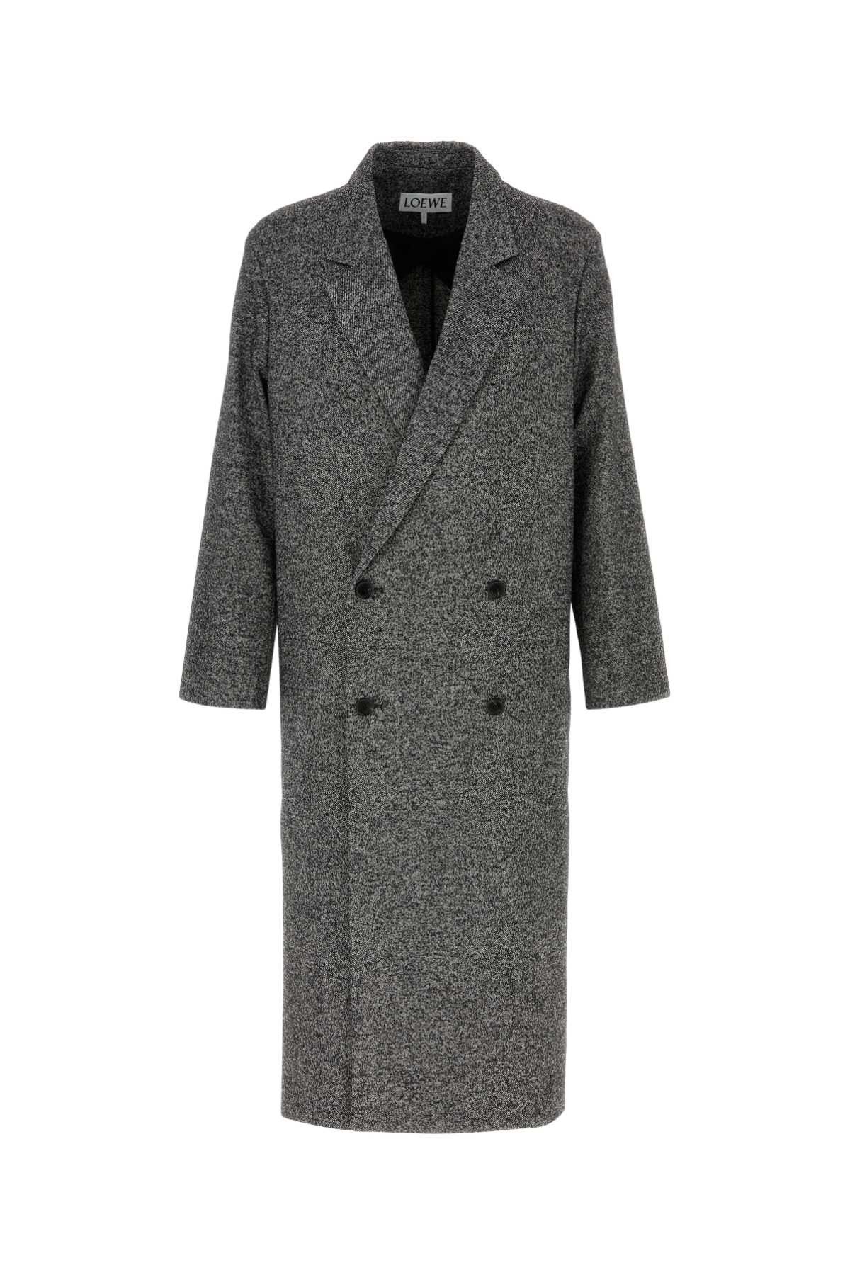 Loewe Two-Tone Wool Blend Coat Size US M / EU 48-50 / 2 - 1 Thumbnail