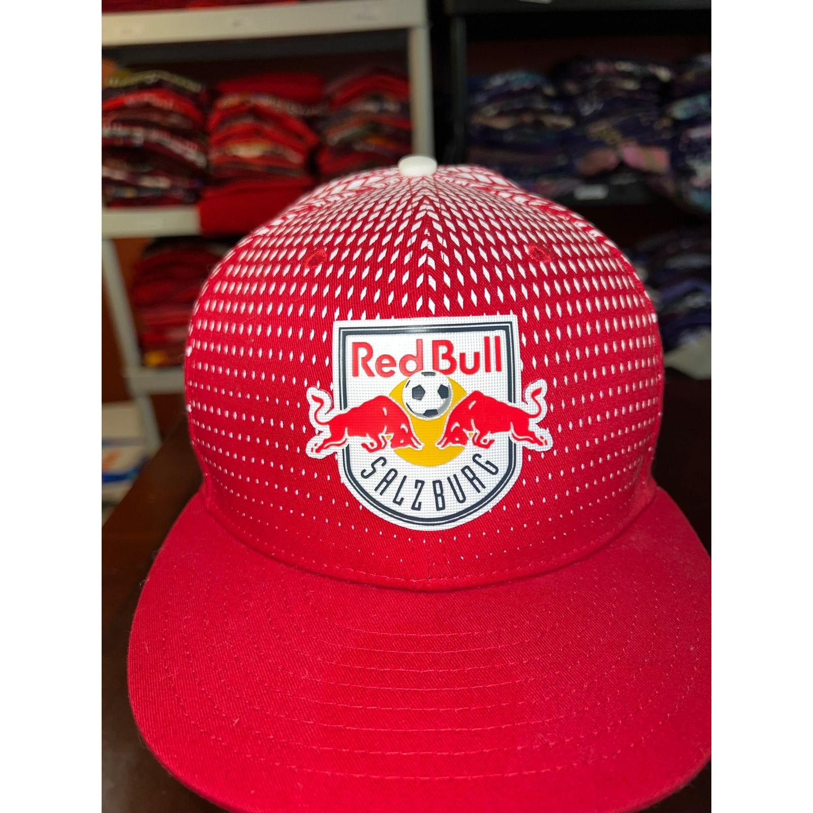 New Era FC Red Bulls Salzburg Hat Soccer Futbol New Era Snapback OS Size ONE SIZE - 2 Thumbnail